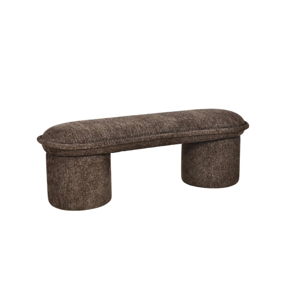 Bout de lit en tissu L123 cm Cala, AMADEUS