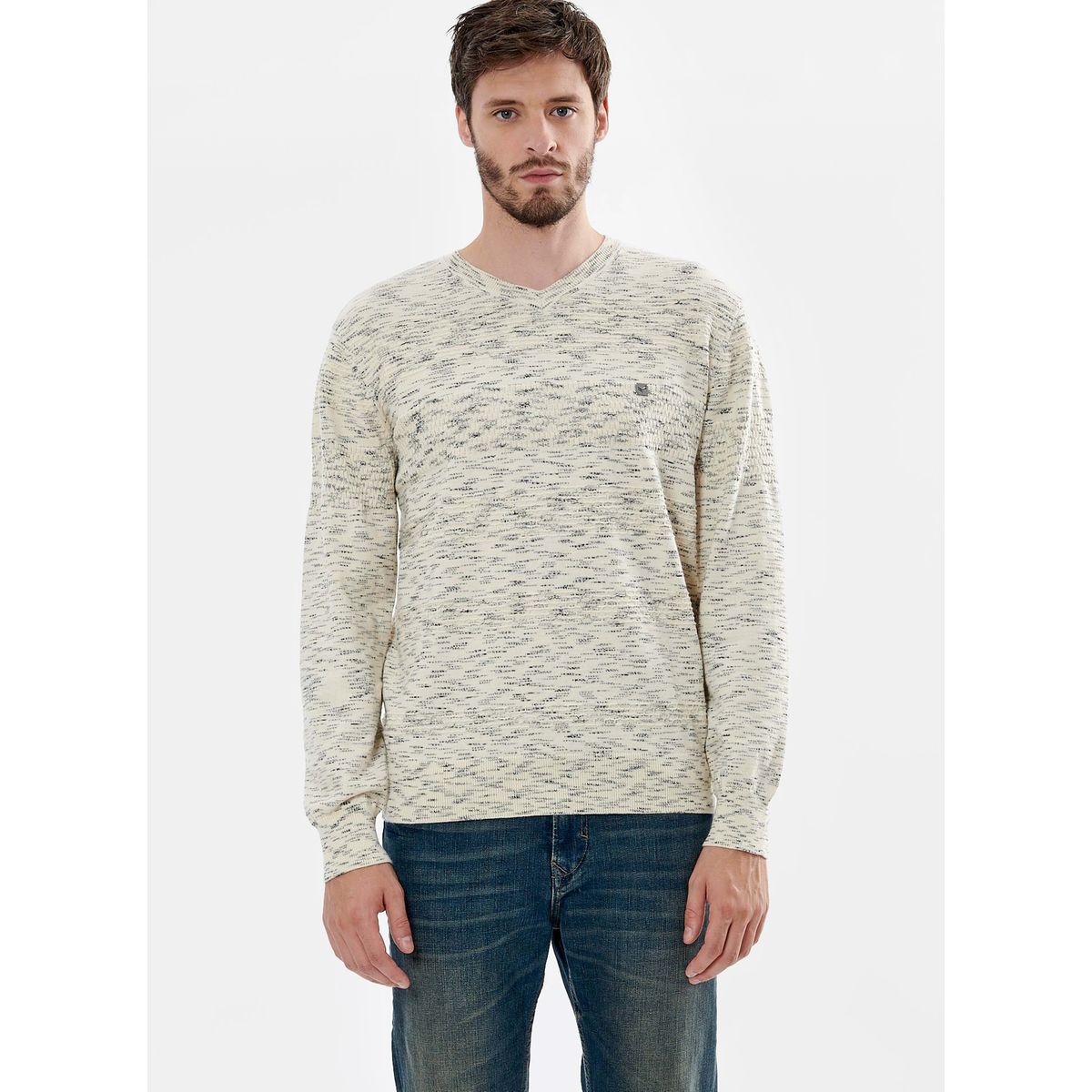 Pull kaporal homme blanc La Redoute