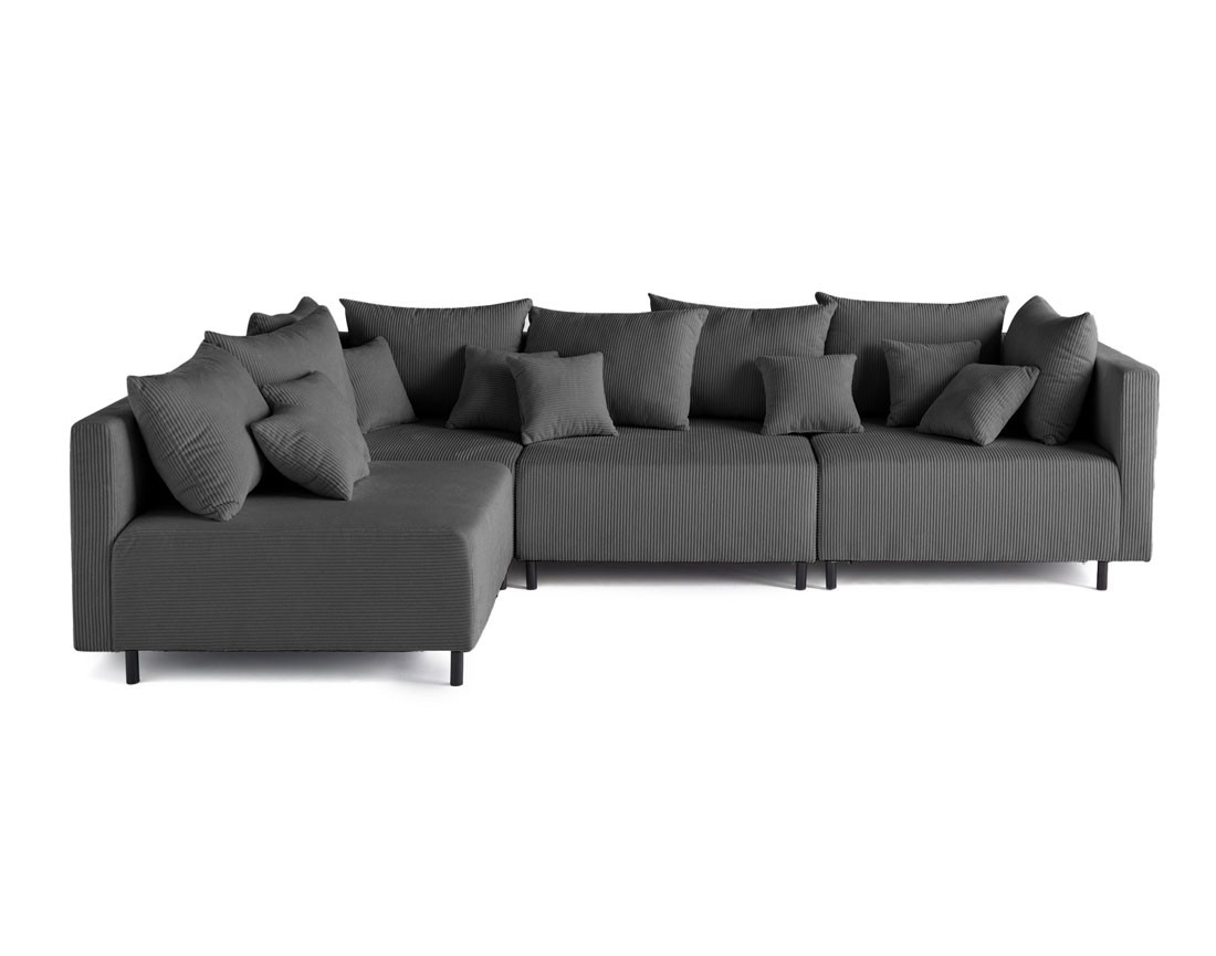 Canapé d'Angle réversible 4 places - EDINBURG, BEST MOBILIER