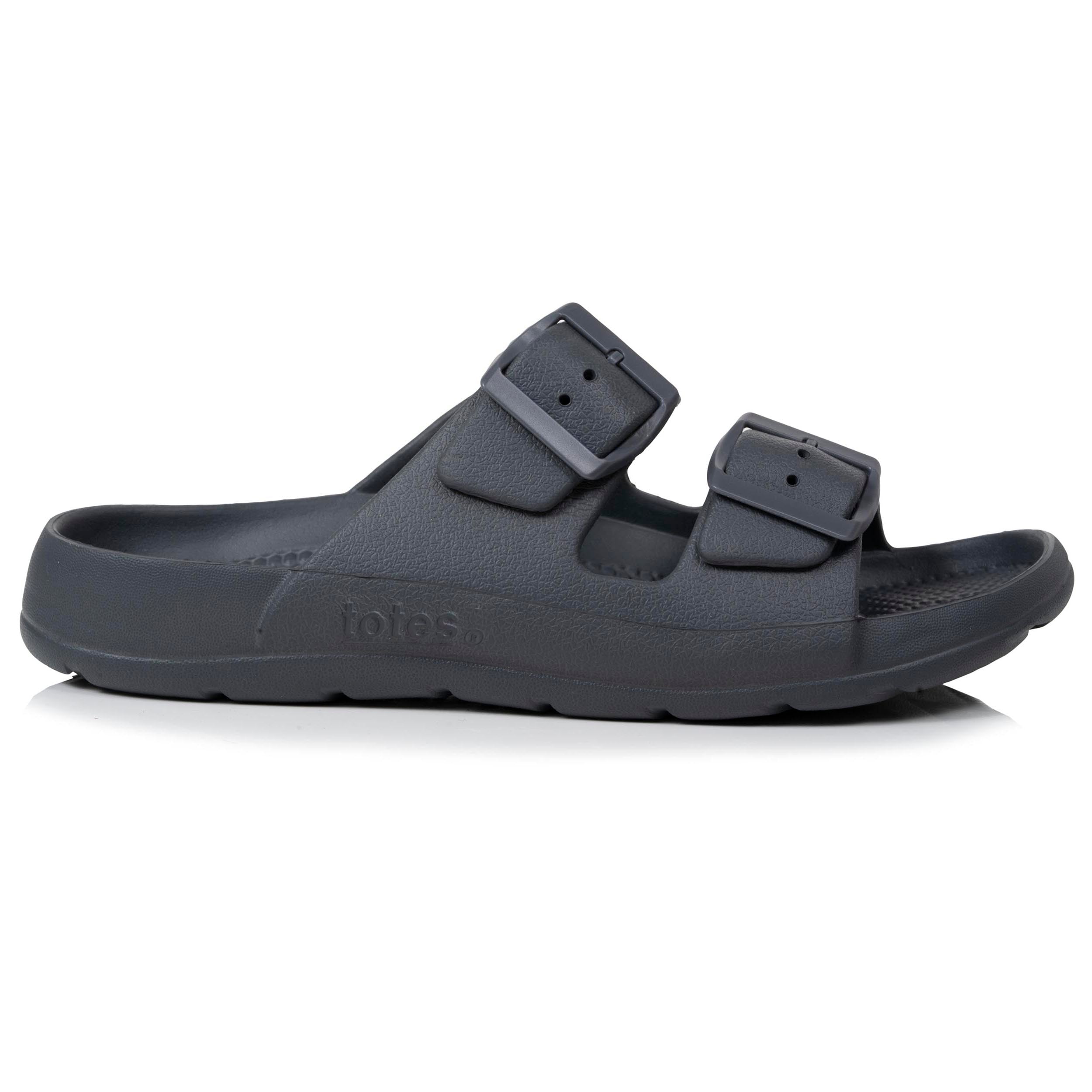 Mules claquettes double bride, semelle confortable et légère, sandale de plage, piscine, ISOTONER