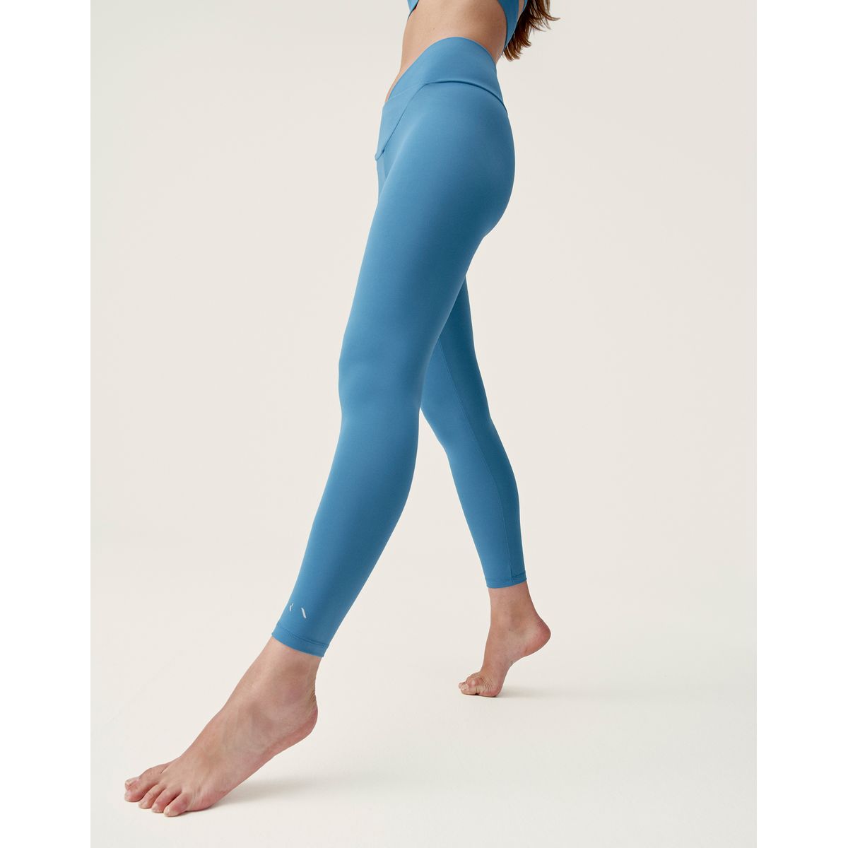 OverDose Soldes Legging en Dentelle Grande Taille Legging de Yoga 3/4 Longuer Pantalon Skinny Taille élastique Sportswear sans Coutures Respirante 