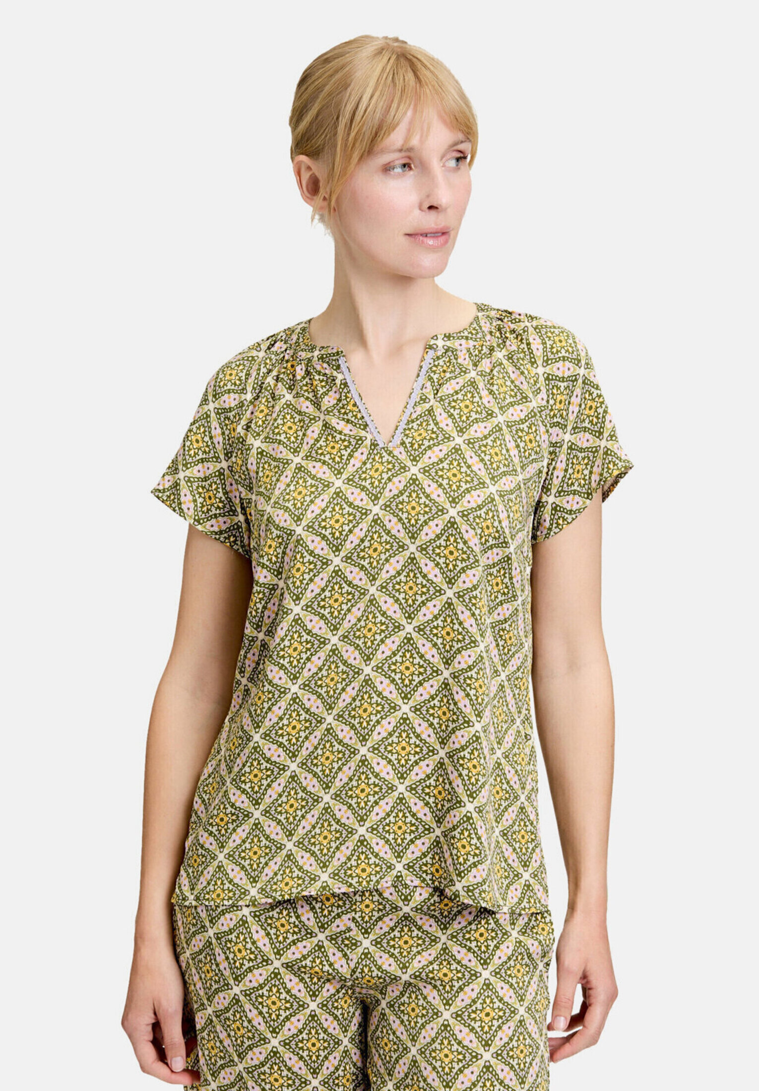 T-shirt façon blouse à motifs, CARTOON