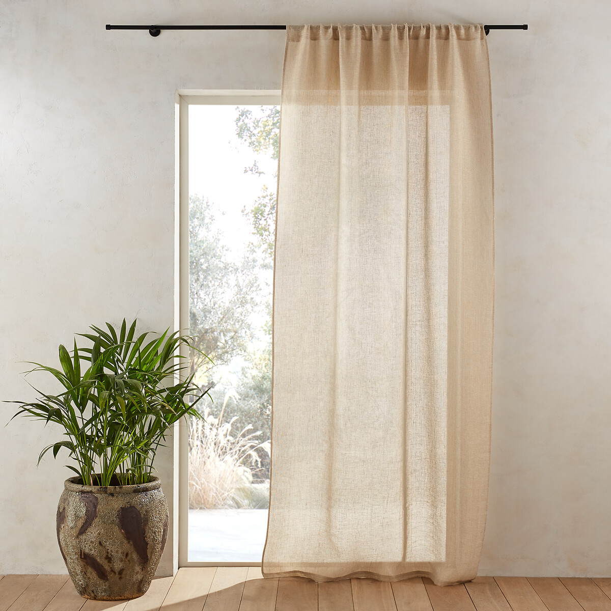 Fishoyi Linen Curtain