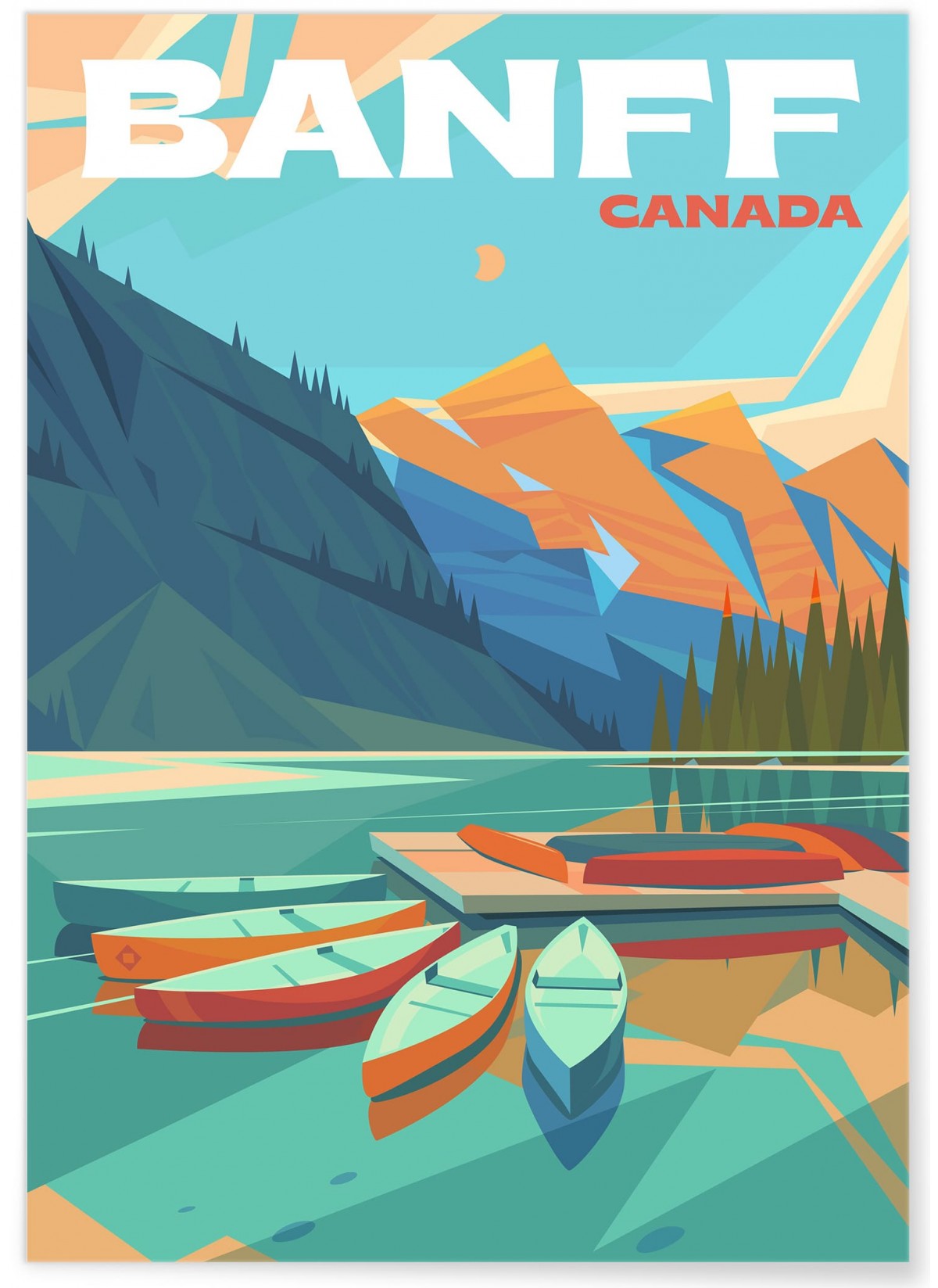 Affiche ville Banff, L'AFFICHERIE