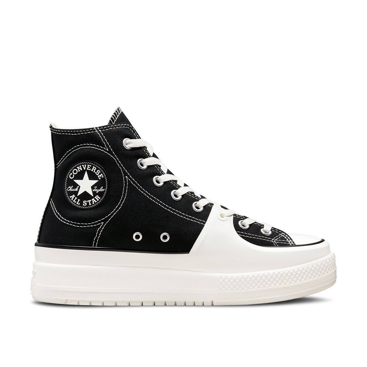 Converse negras altas La Redoute