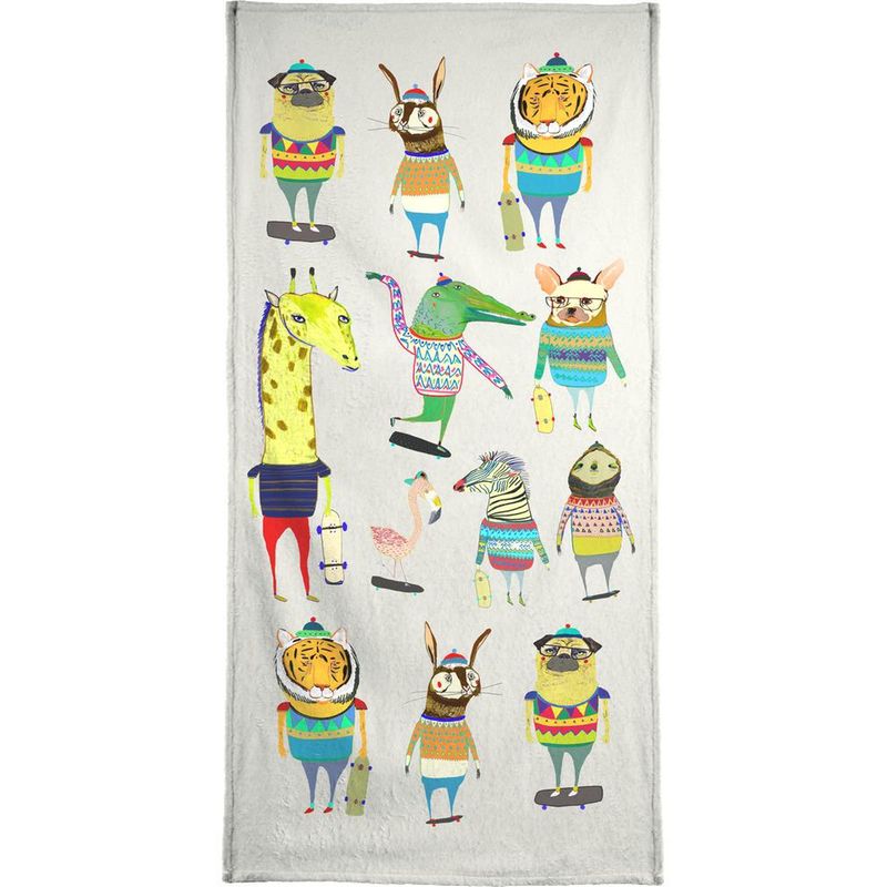 Serviette De Plage Imprimee Art Pour Enfants Blanc Bleu Juniqe La Redoute Serviette De Plage Imprimee Art Pour Enfants Blanc Bleu Juniqe La Redoute