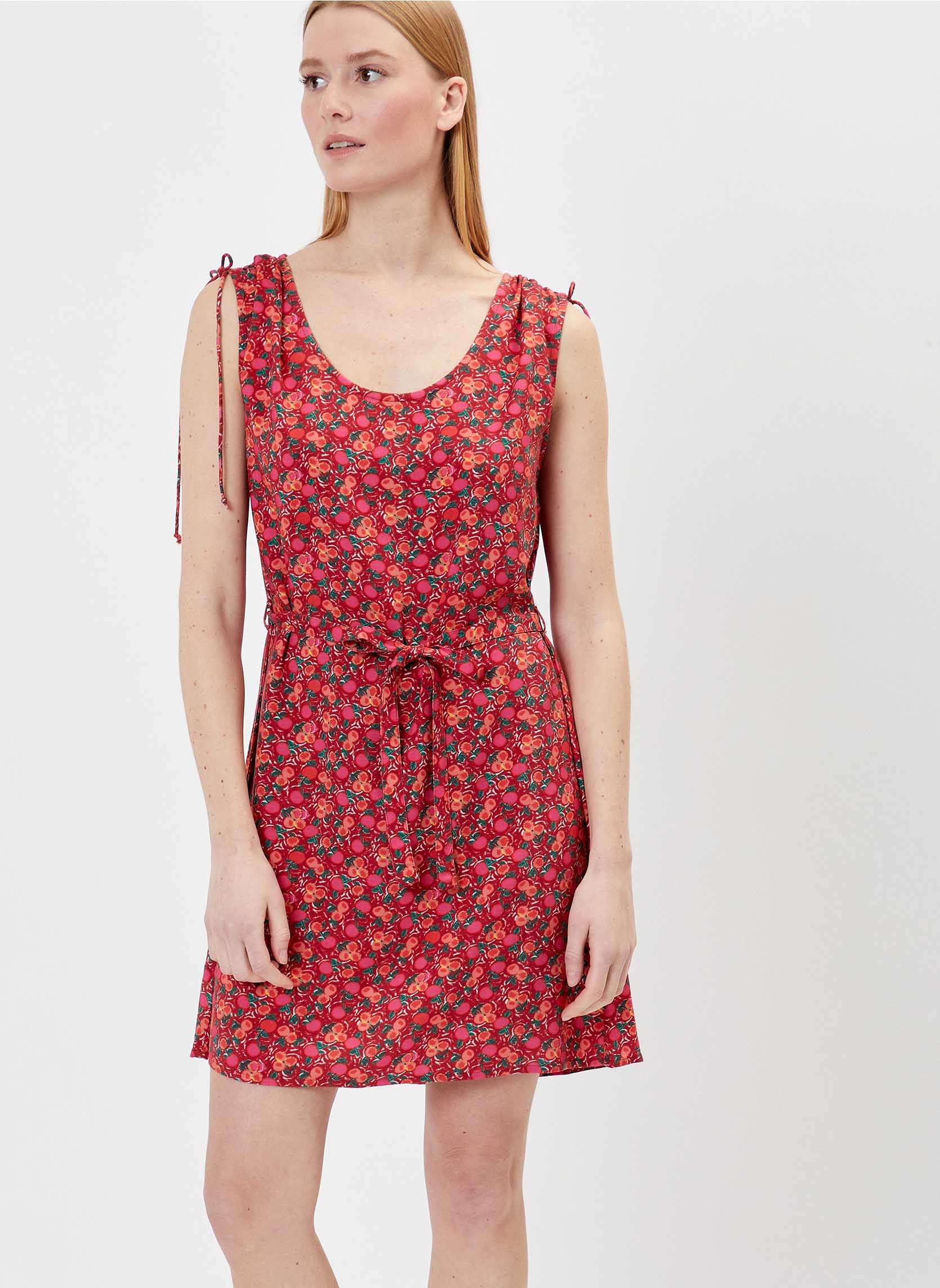 Robe imprimée ceinturée Ecovero WISTIA, PRINCESSE NOMADE