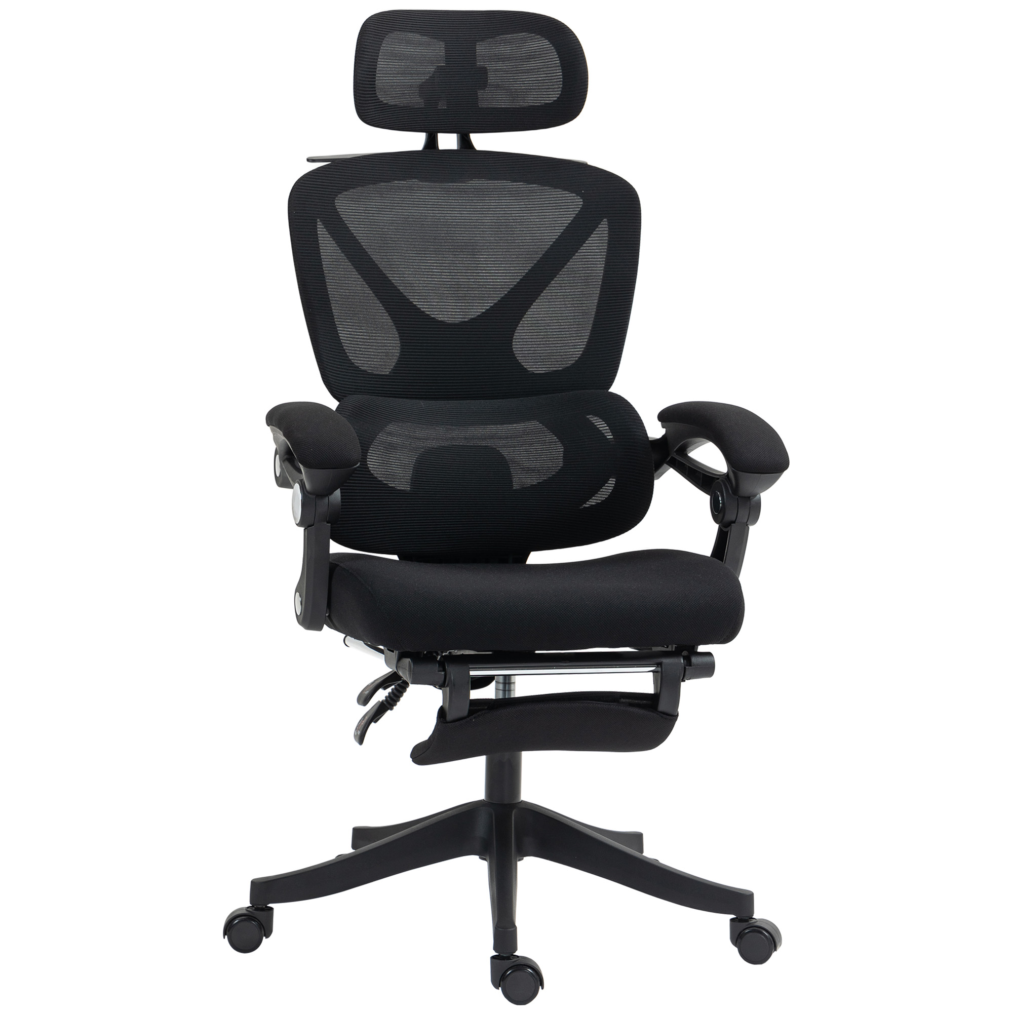 Chaise de bureau Maille (100 % polyester), HOMCOM