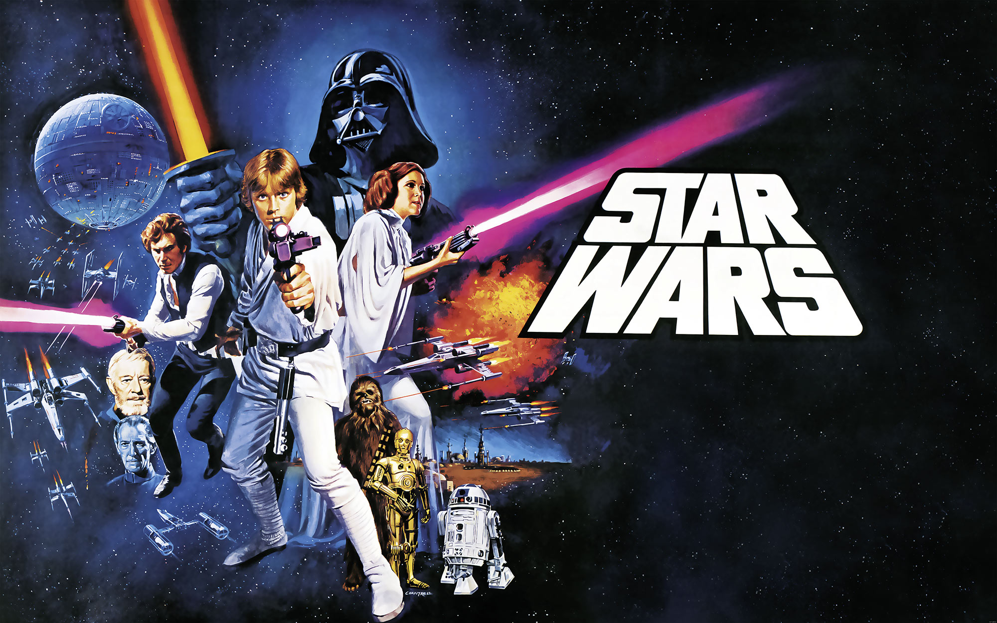 Papier peint Komar - Star Wars Poster Classic 1 - 400 x 250 cm, HEXOA