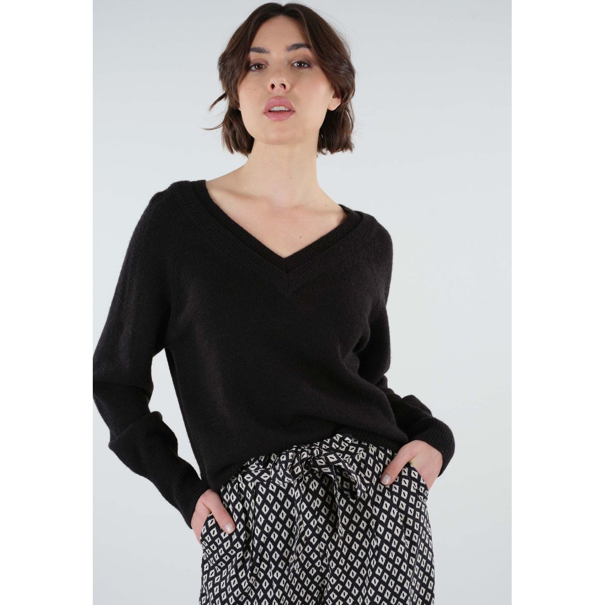 La redoute pull noir femme new arrivals