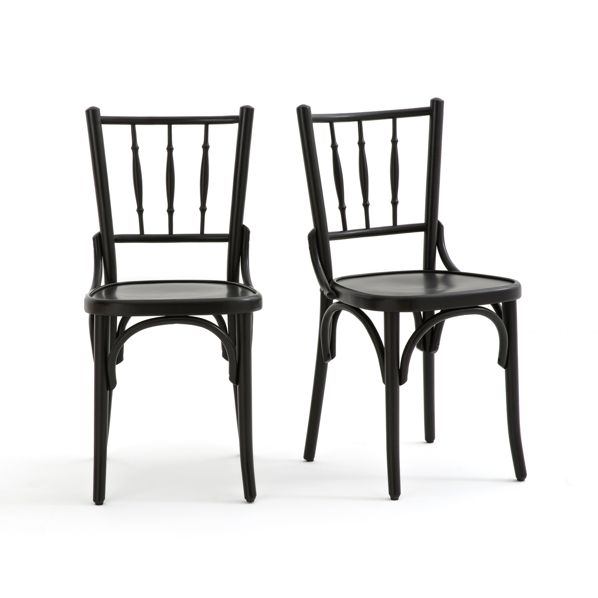 Product photograph of Set Of 2 Bistro Style Chairs from La Redoute UK