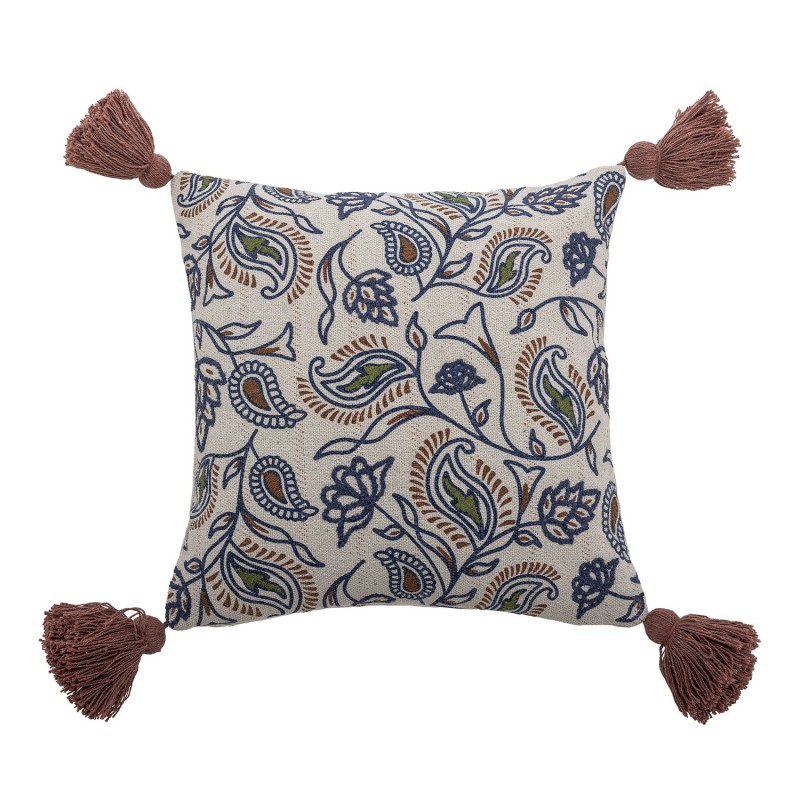 Coussin décoratif salon motif Paisley rayures, BLOOMINGVILLE