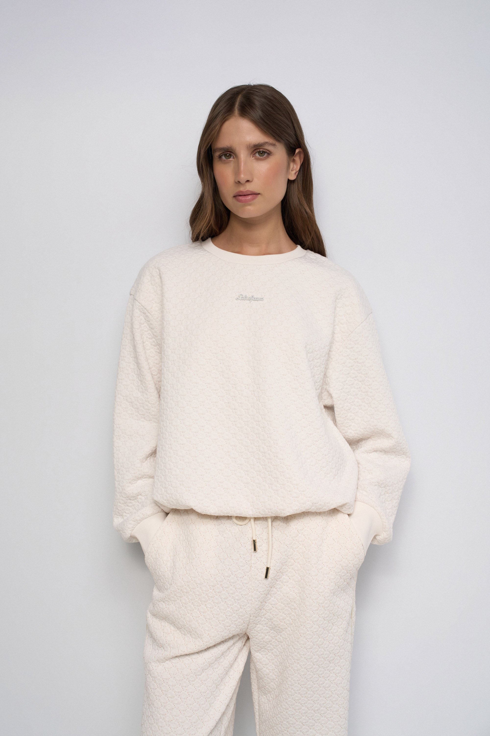 SWEATSHIRT EN JACQUARD ET Fil textile, SALSA JEANS