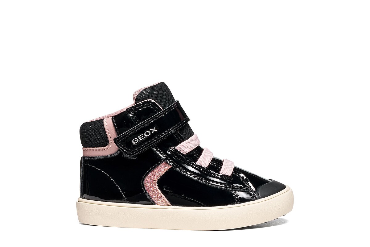 Kids Gisli Breathable High Top Trainers, GEOX