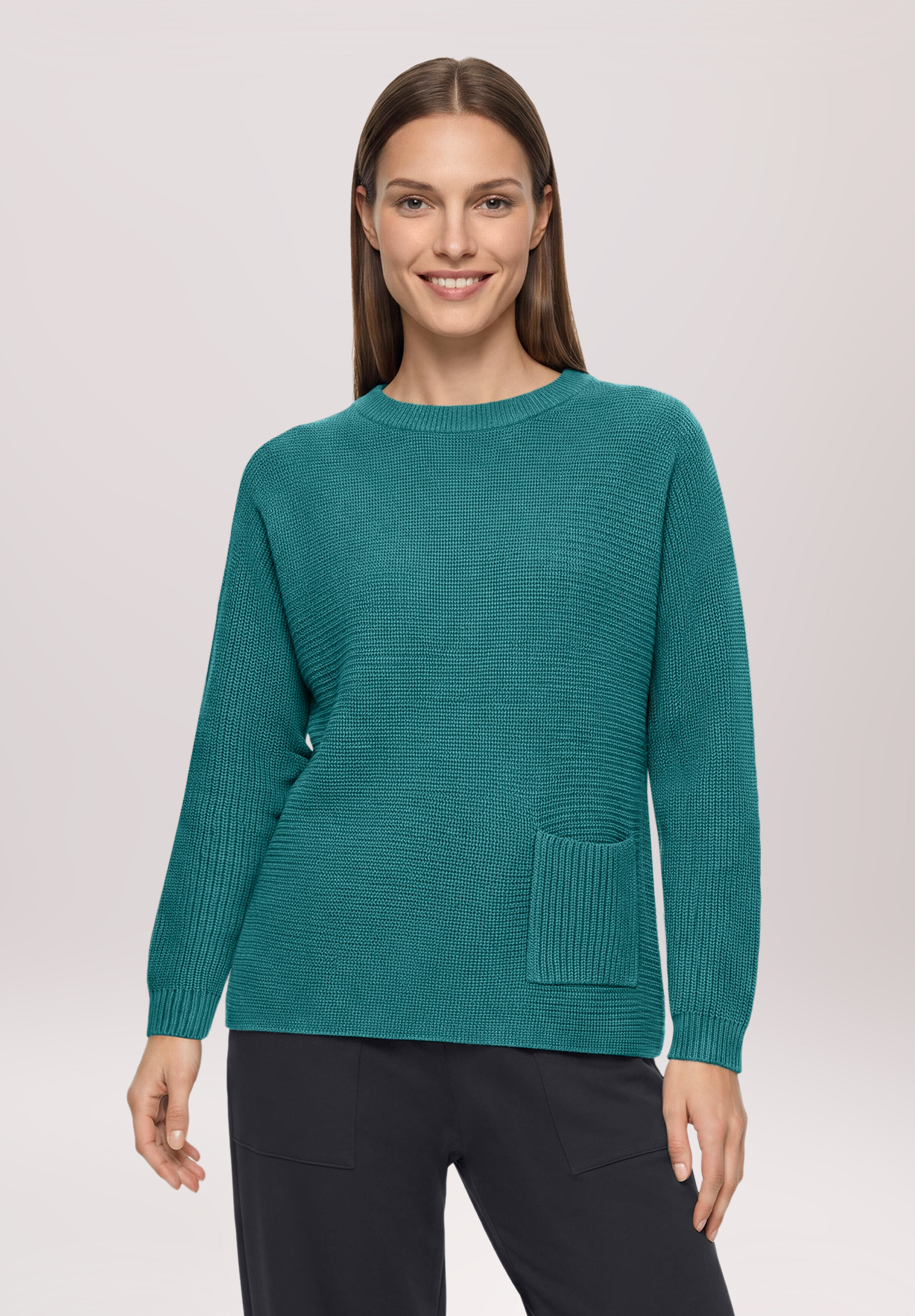 Pull-over en maille à poches plaquées, BETTY BARCLAY