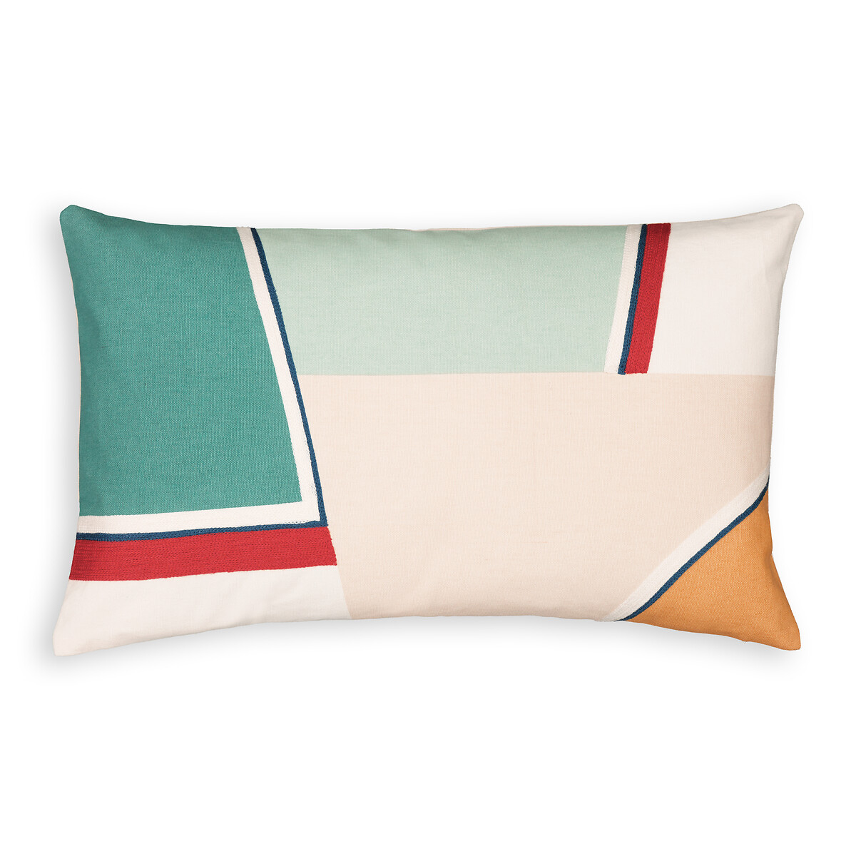 Bergen Geometric Colourful 100% Cotton Rectangular Cushion Cover