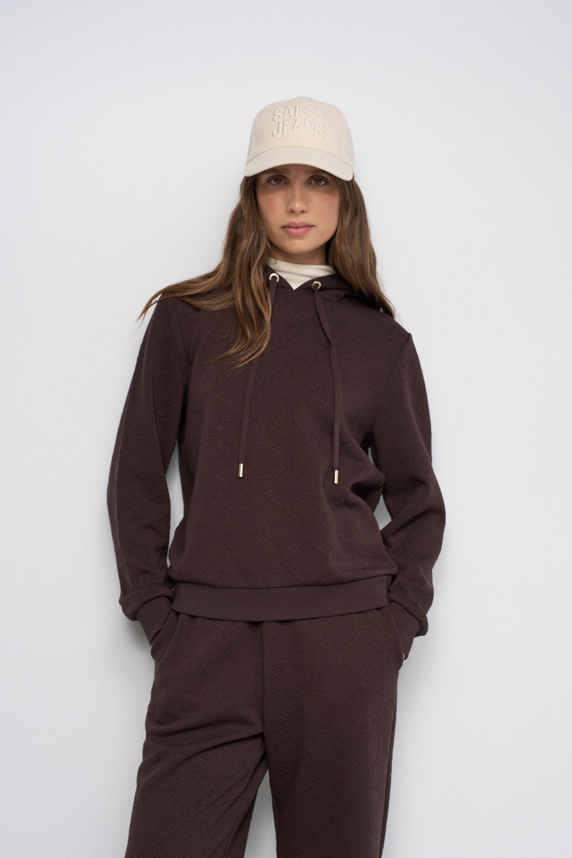 HOODIE EN JACQUARD, SALSA JEANS