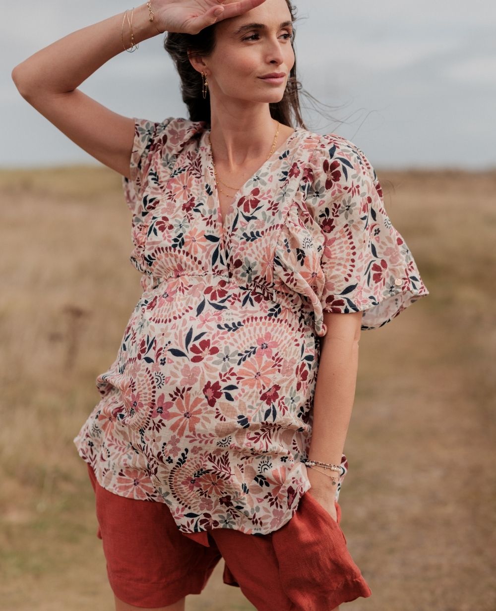 Blouse et chemise d'allaitement Bella, CACHE COEUR