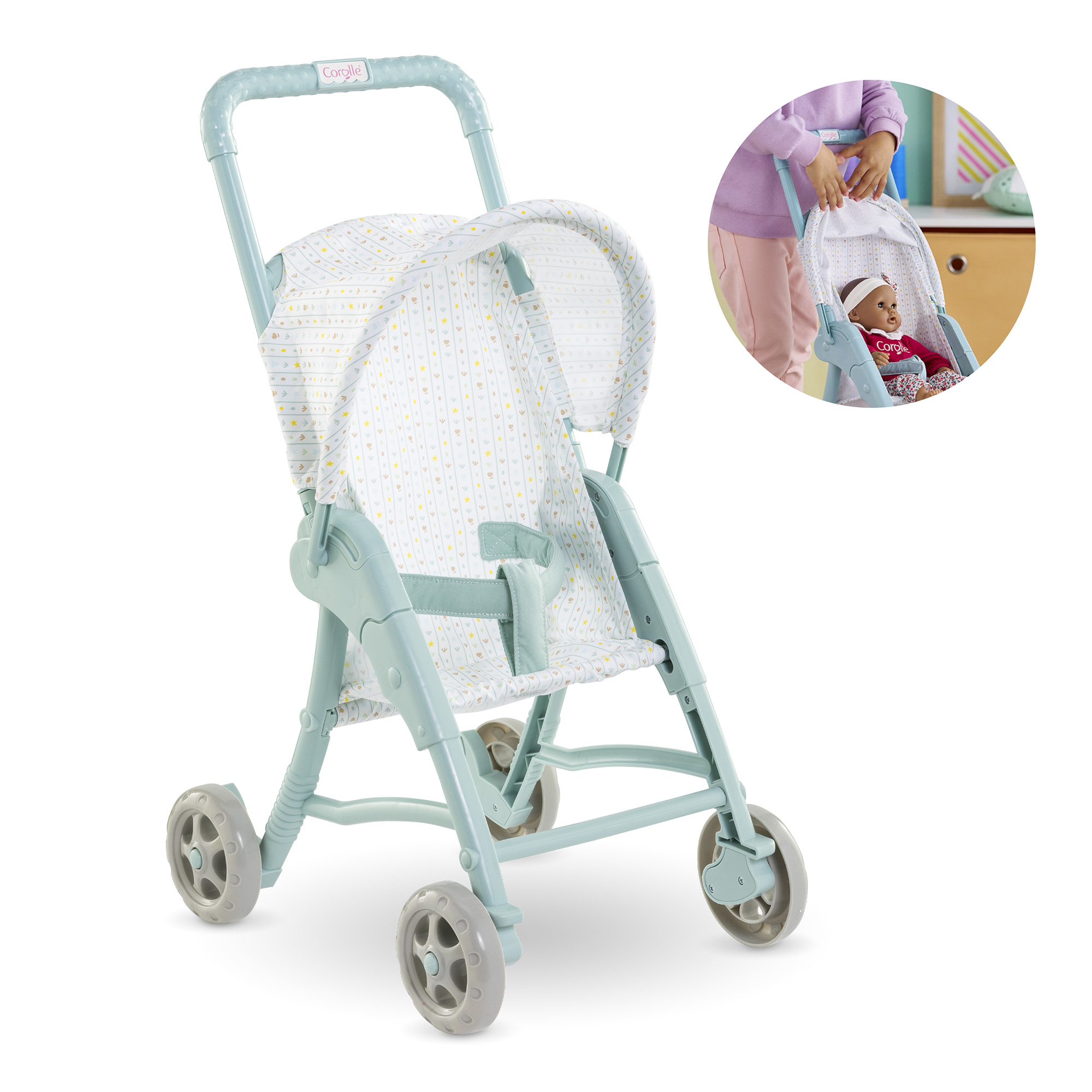 Poussette Étoiles pour poupon 30 cm, COROLLE