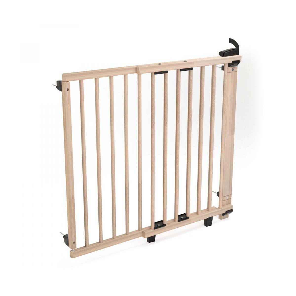 Barrière de porte pivotante en bois naturel 86-133cm, GEUTHER