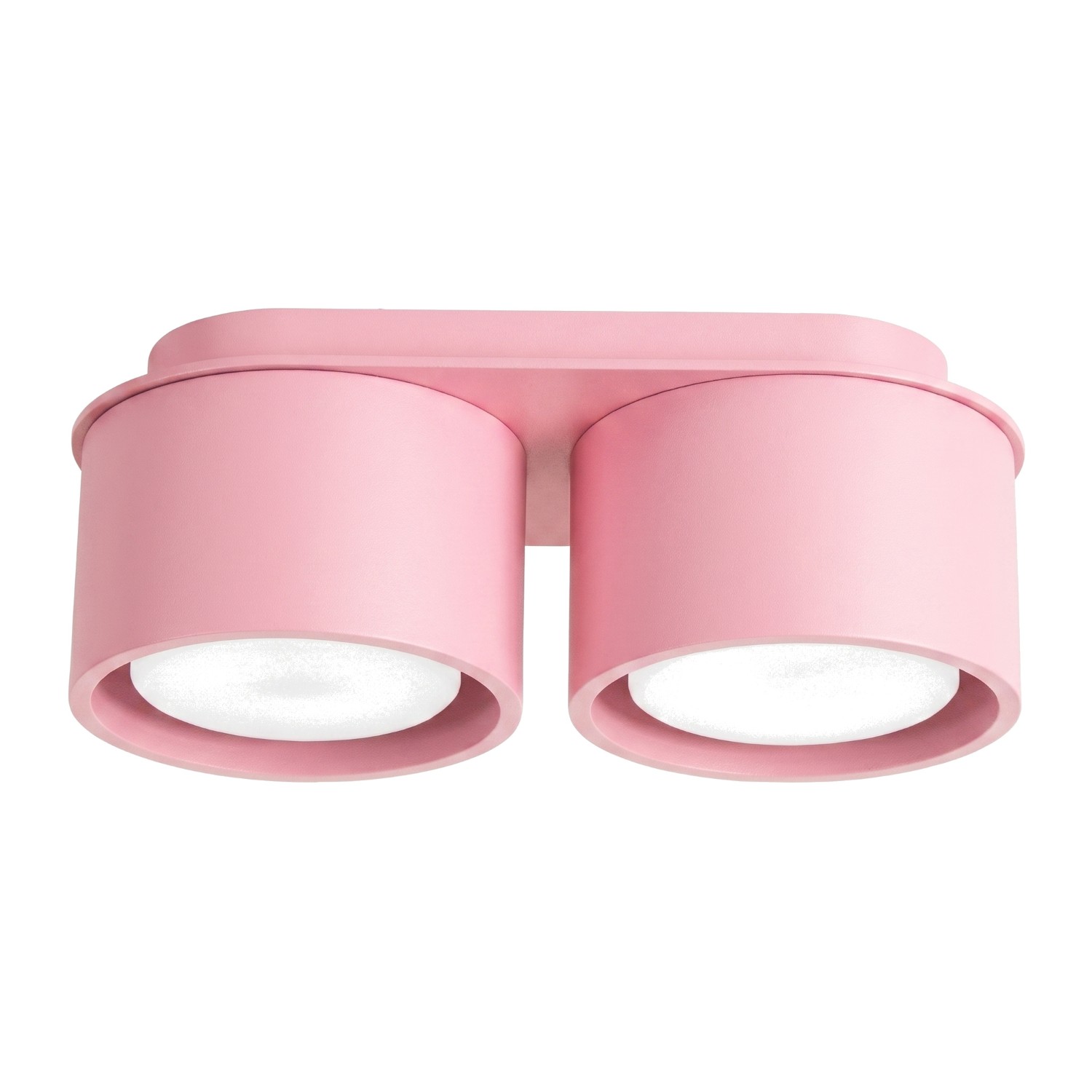 Plafonnier Aluminium Rose Gx53 2 MODO, EDEN