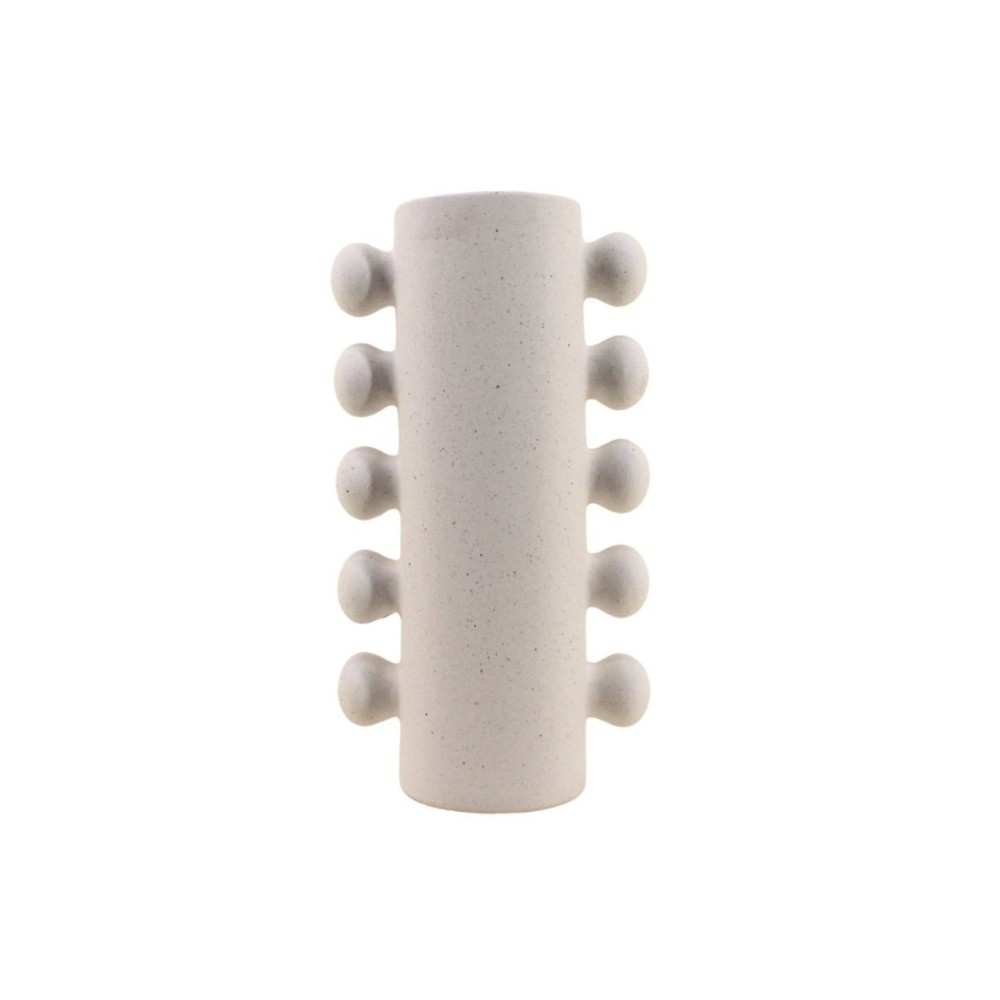Vase en porcelaine à perles latérales, H31cm, ORNAMI