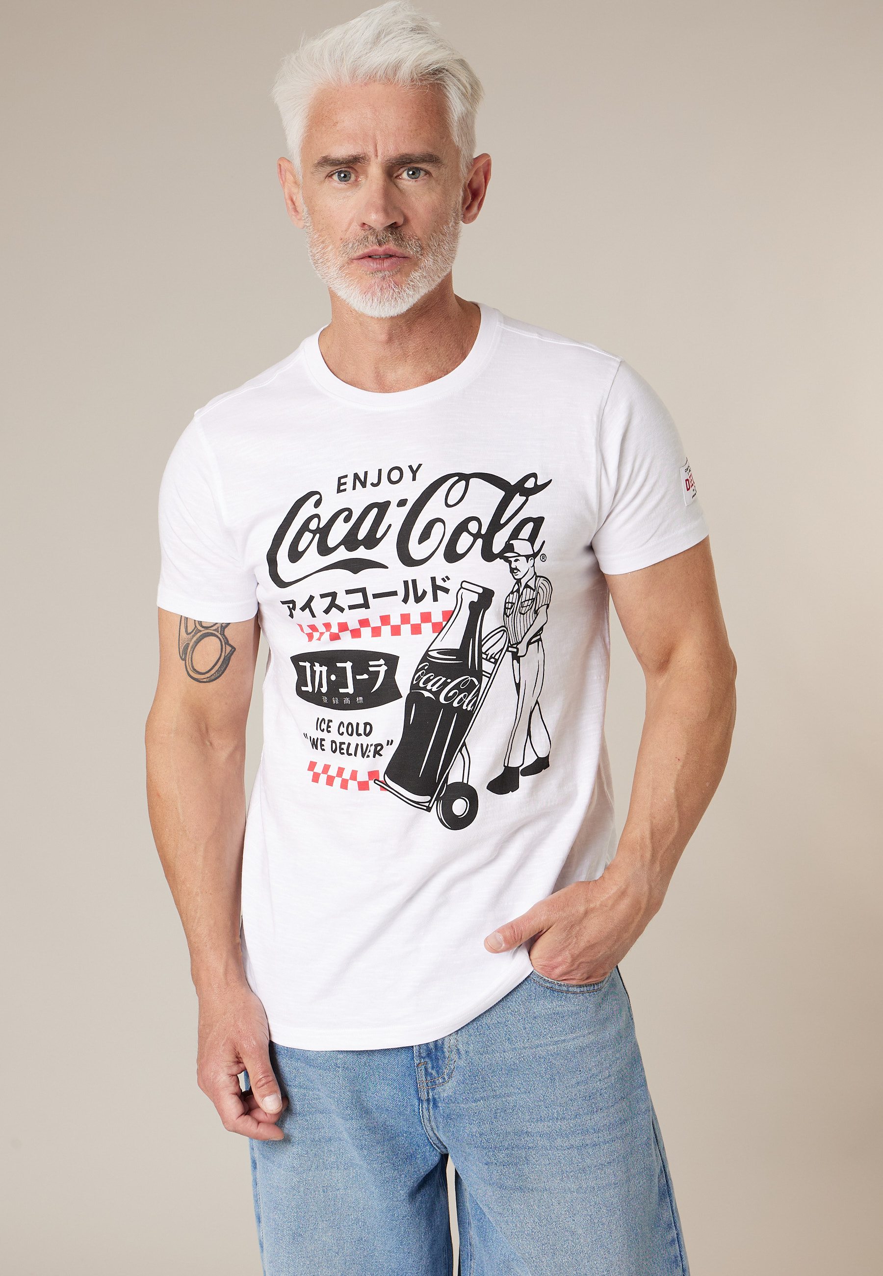T-shirt homme 100% coton deeluxe x coca-cola DEVILER, DEELUXE
