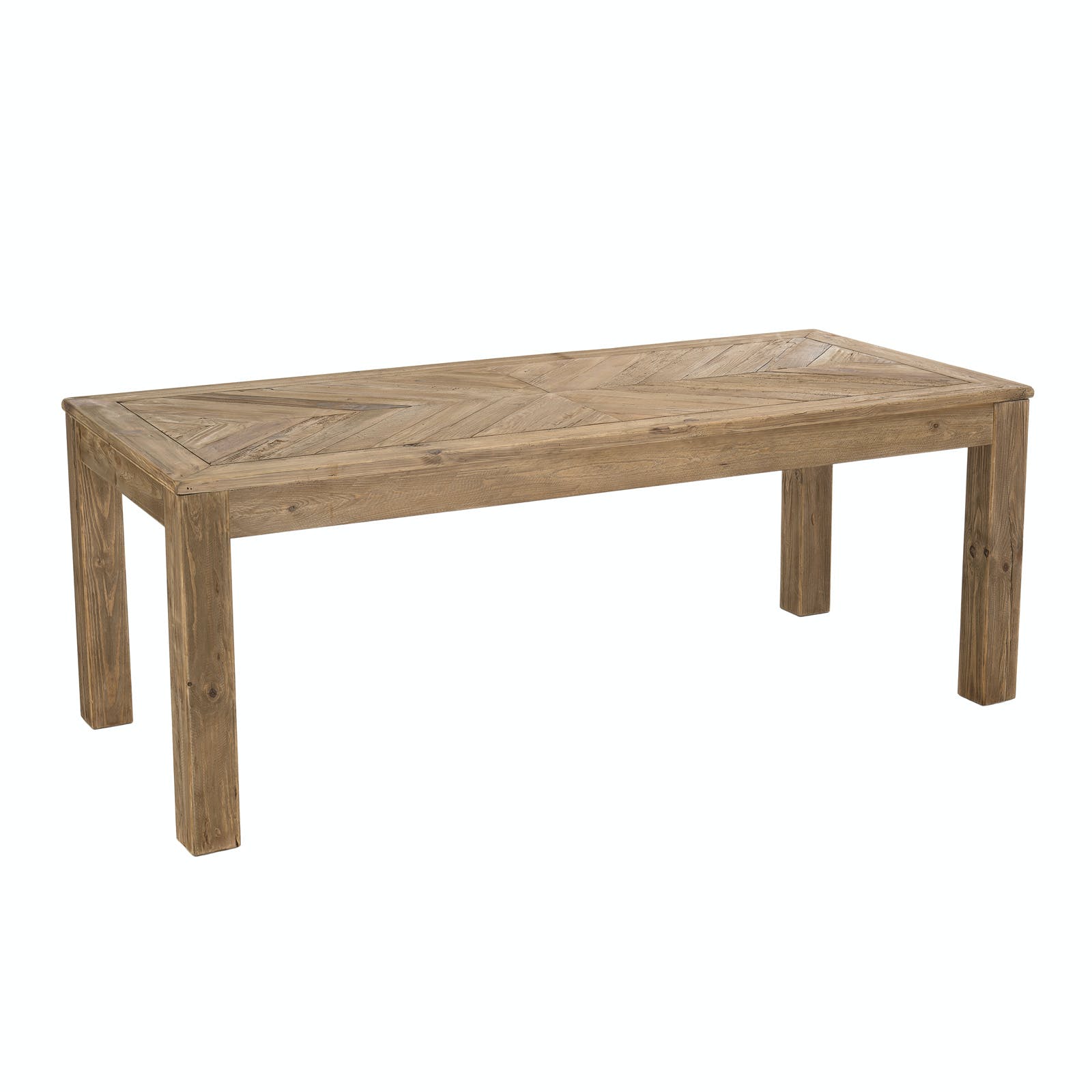 Table à manger 200 en pin recyclé décor campagne chic DENVER, PIER IMPORT