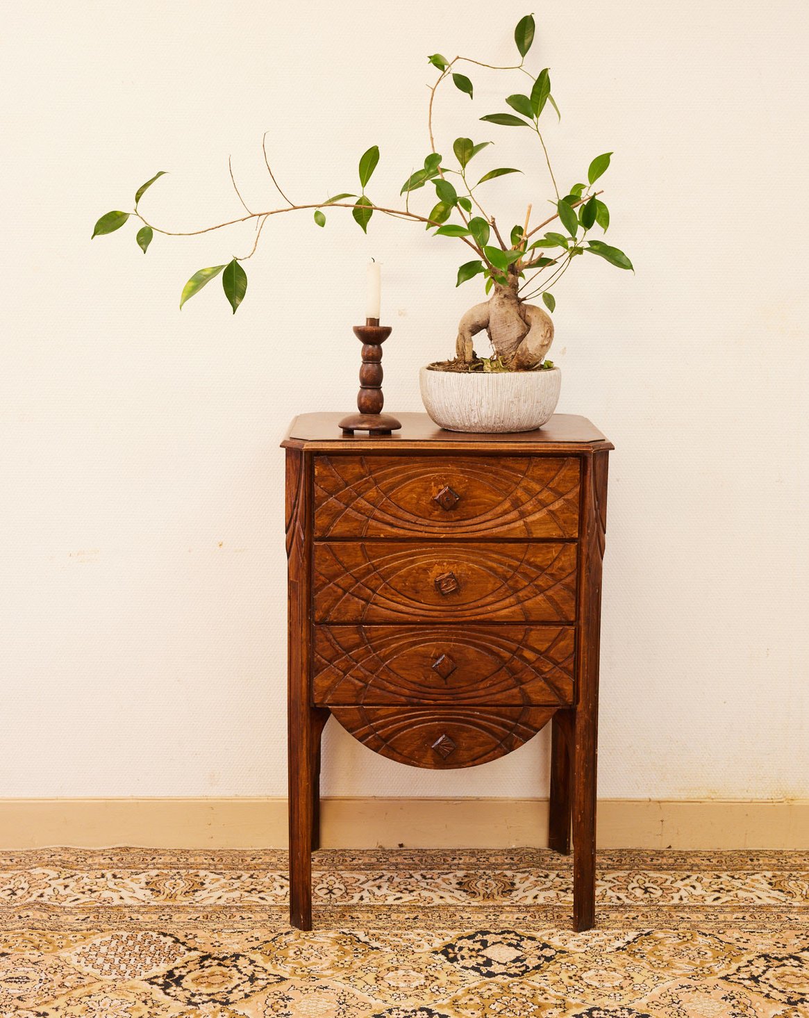 Table de chevet Art déco Maïa N°1579 - Bon état, DEBONGOUT