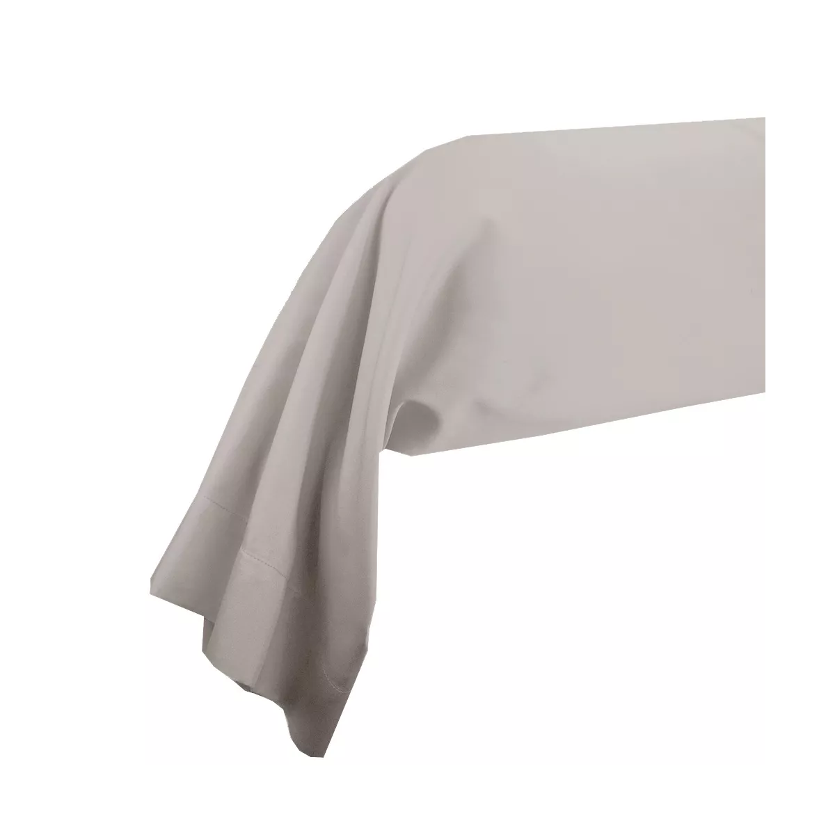 Taie de traversin satin de coton AVA UNI, GARNIER THIEBAUT