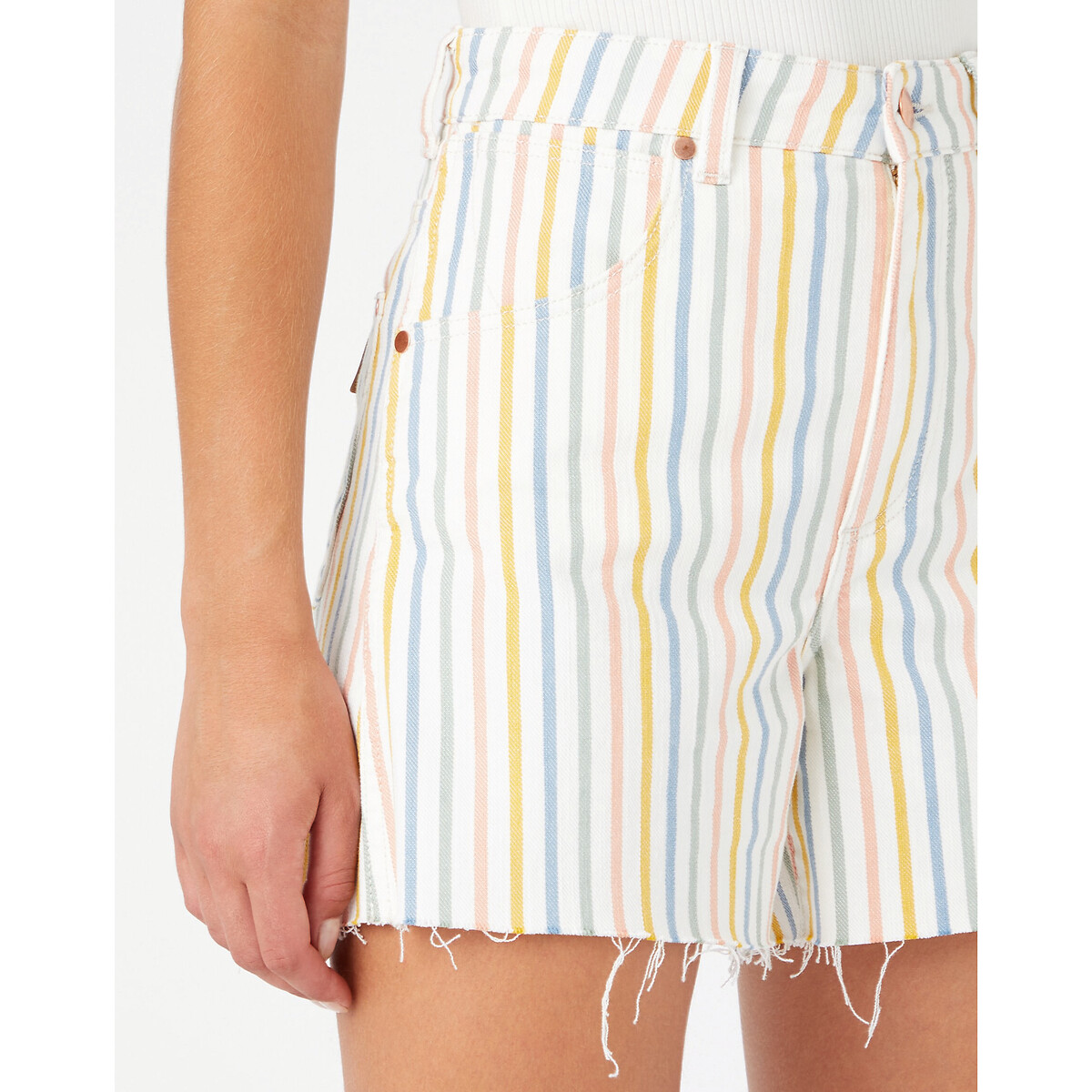 wrangler striped shorts