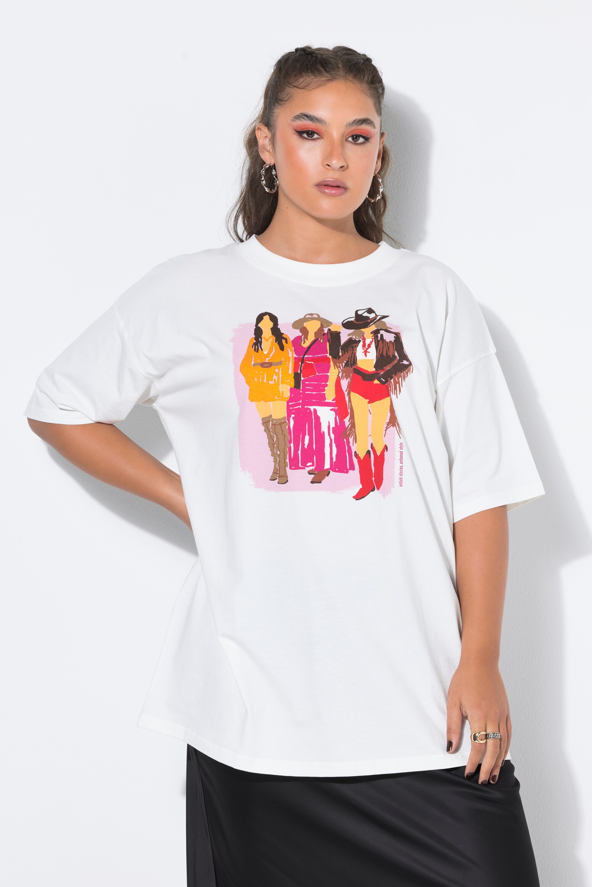 T-shirt oversize, imprimé Lady, STUDIO UNTOLD