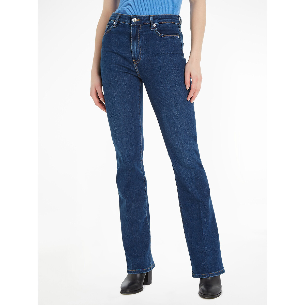 Image of High Waist Bootcut Jeans