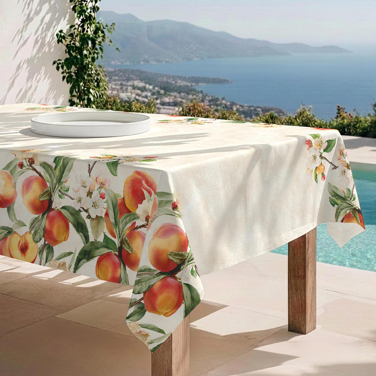 Nappe anti-taches Peach - 100% coton -, NAF NAF HOME