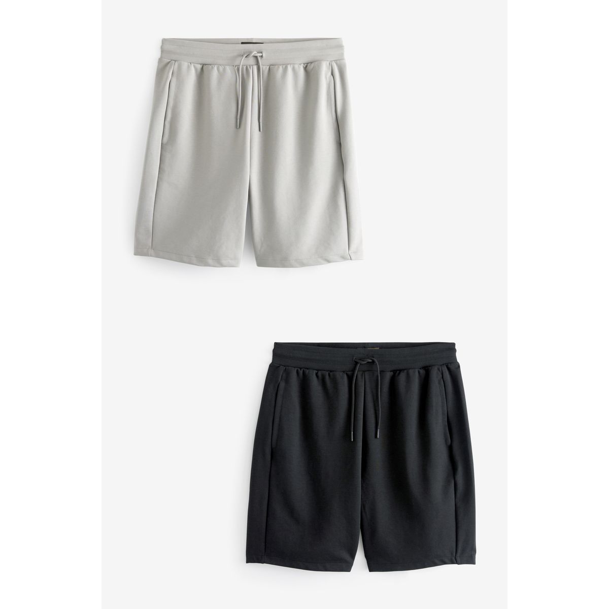 Shorts en jersey à poche zippée, lot de 2, NEXT