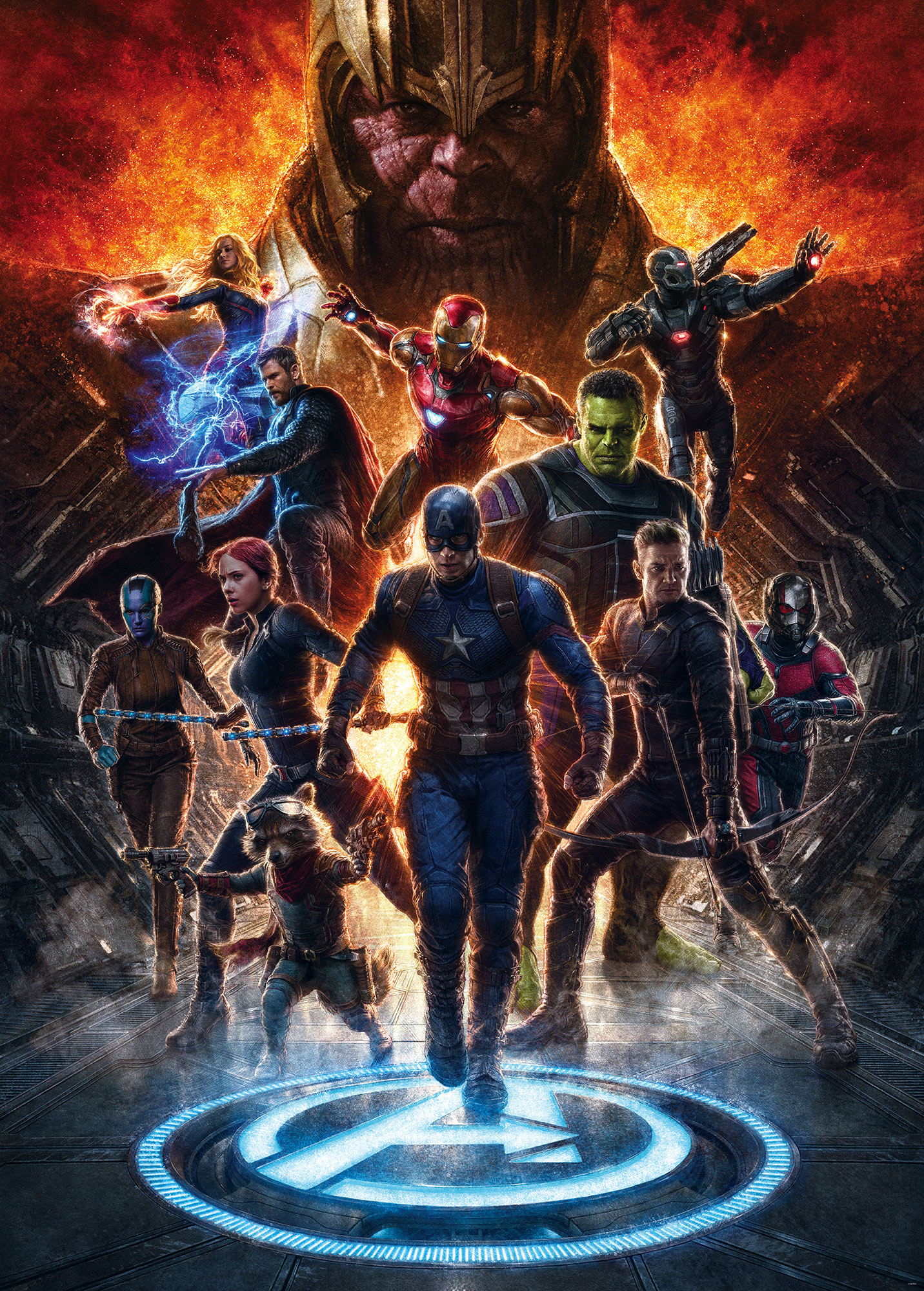 Papier peint Komar - Avengers vs Thanos - 200 x 280 cm, HEXOA