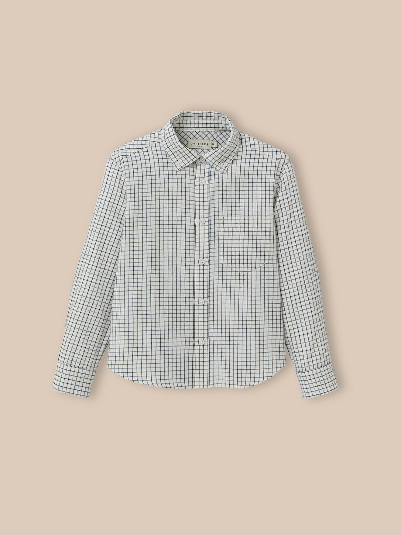Chemise à carreaux Tattersall, CYRILLUS
