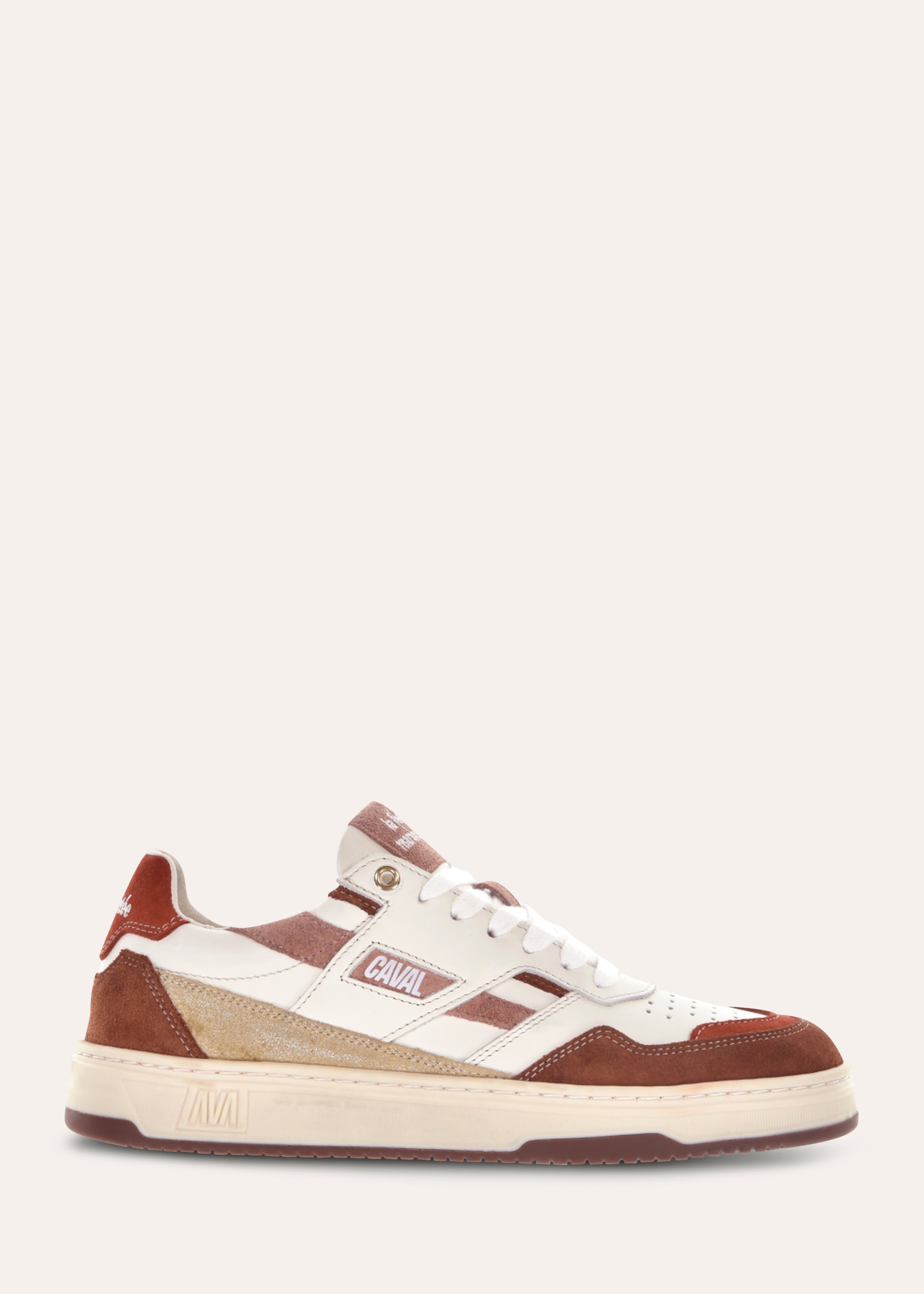 Baskets asymétriques en cuir, LA FEE MARABOUTEE