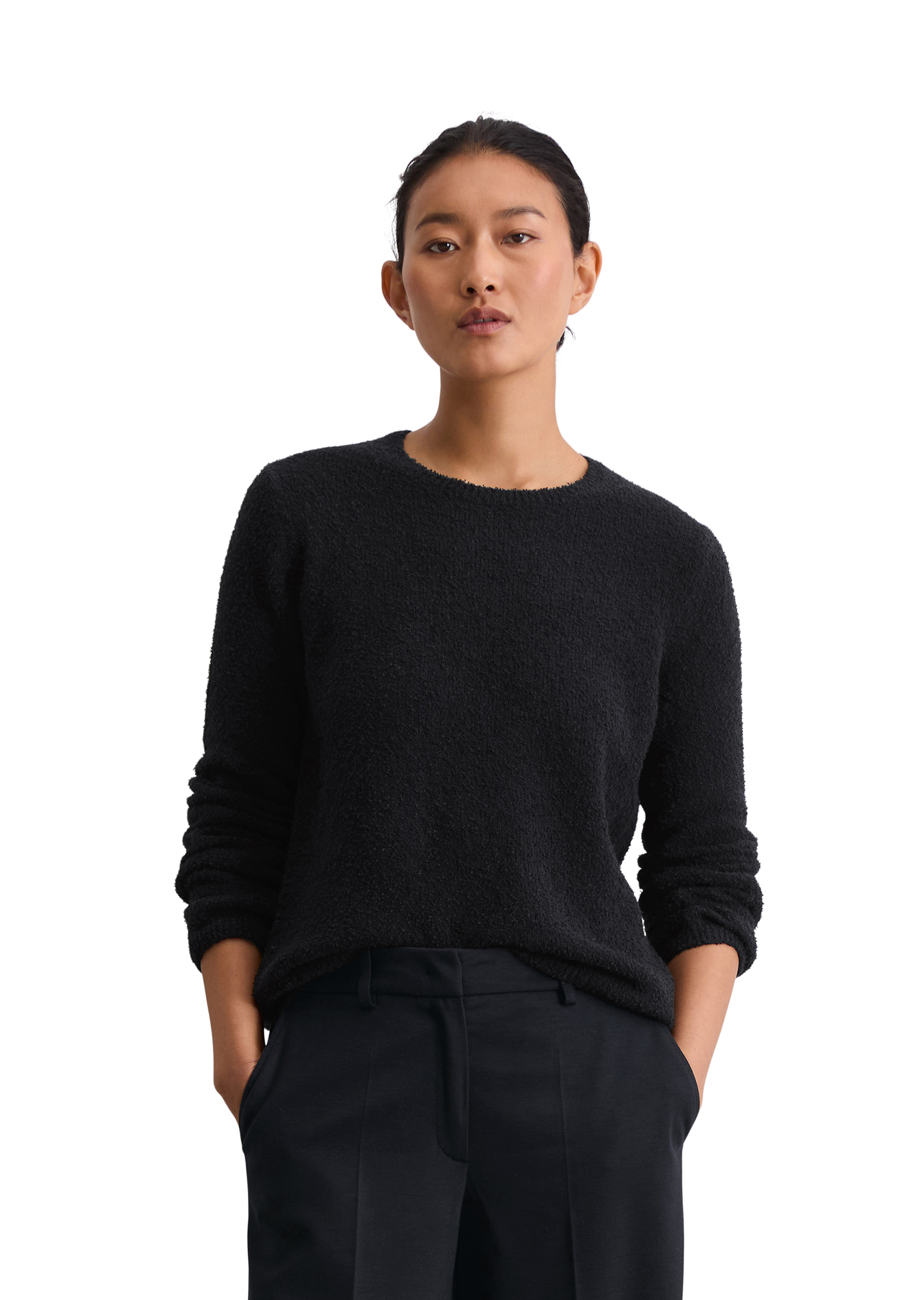 Pull en tricot regular en fil bouclé, MARC O'POLO