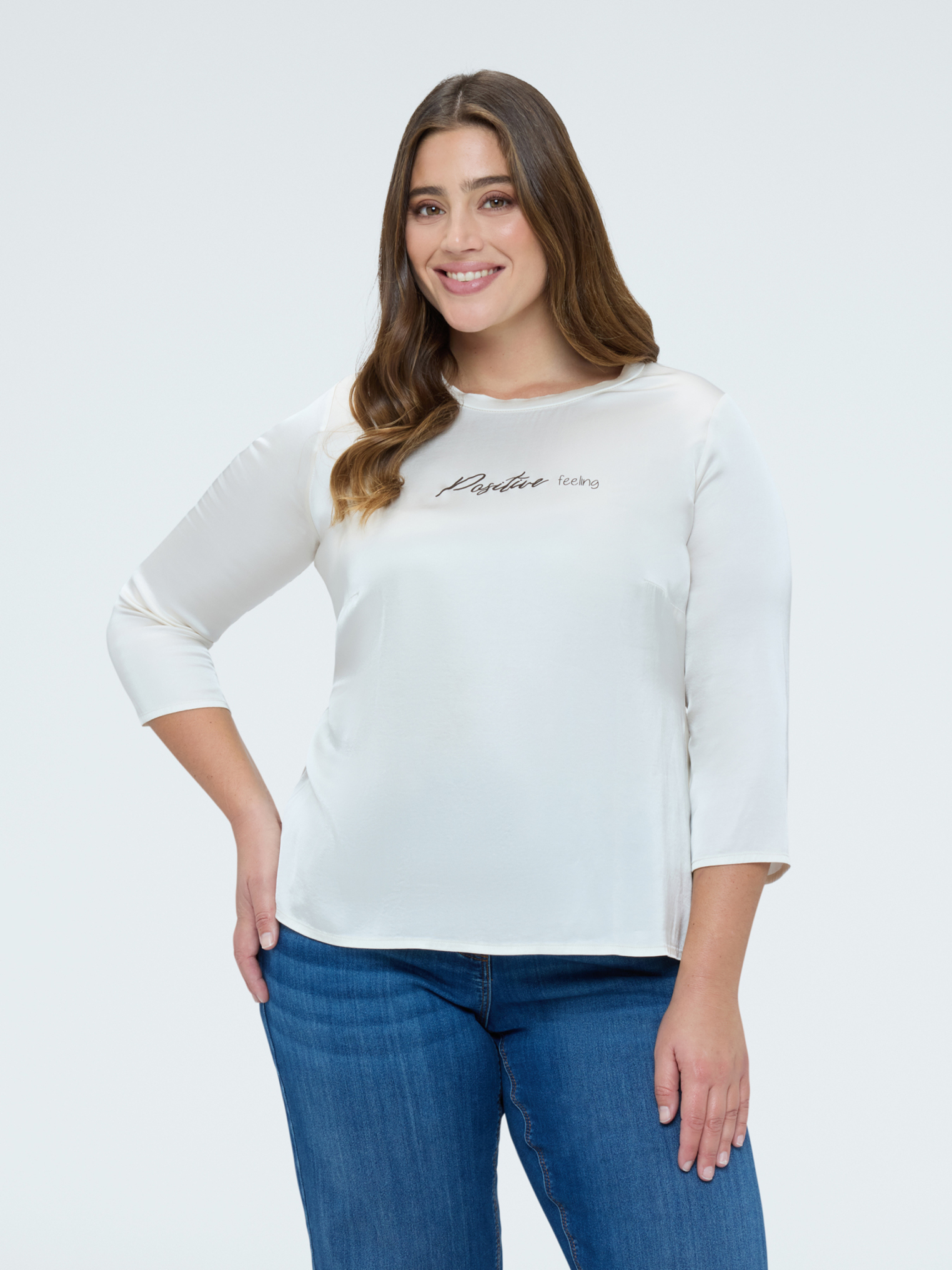 Blouse en satin Positive feeling, FIORELLA RUBINO