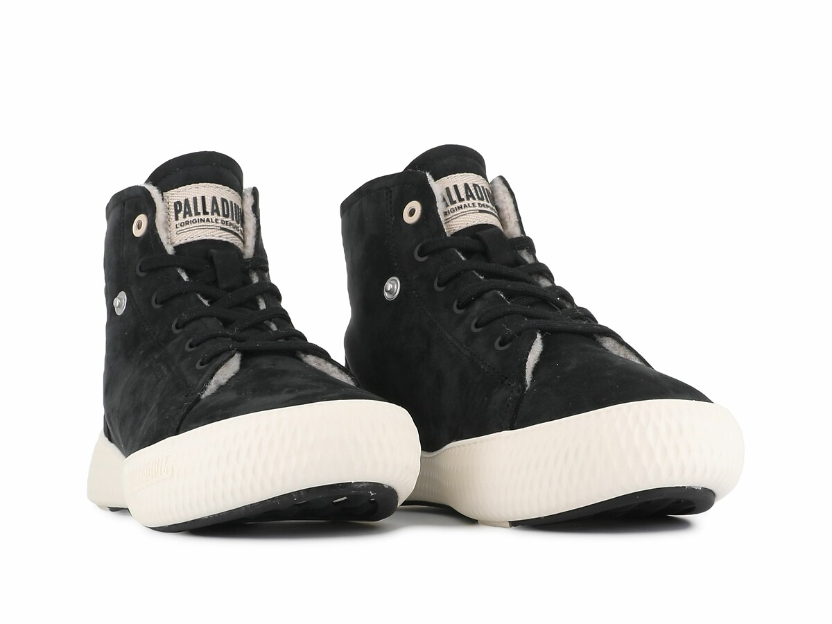 Baskets hautes fourrées en cuir Pallanova Chukka, PALLADIUM