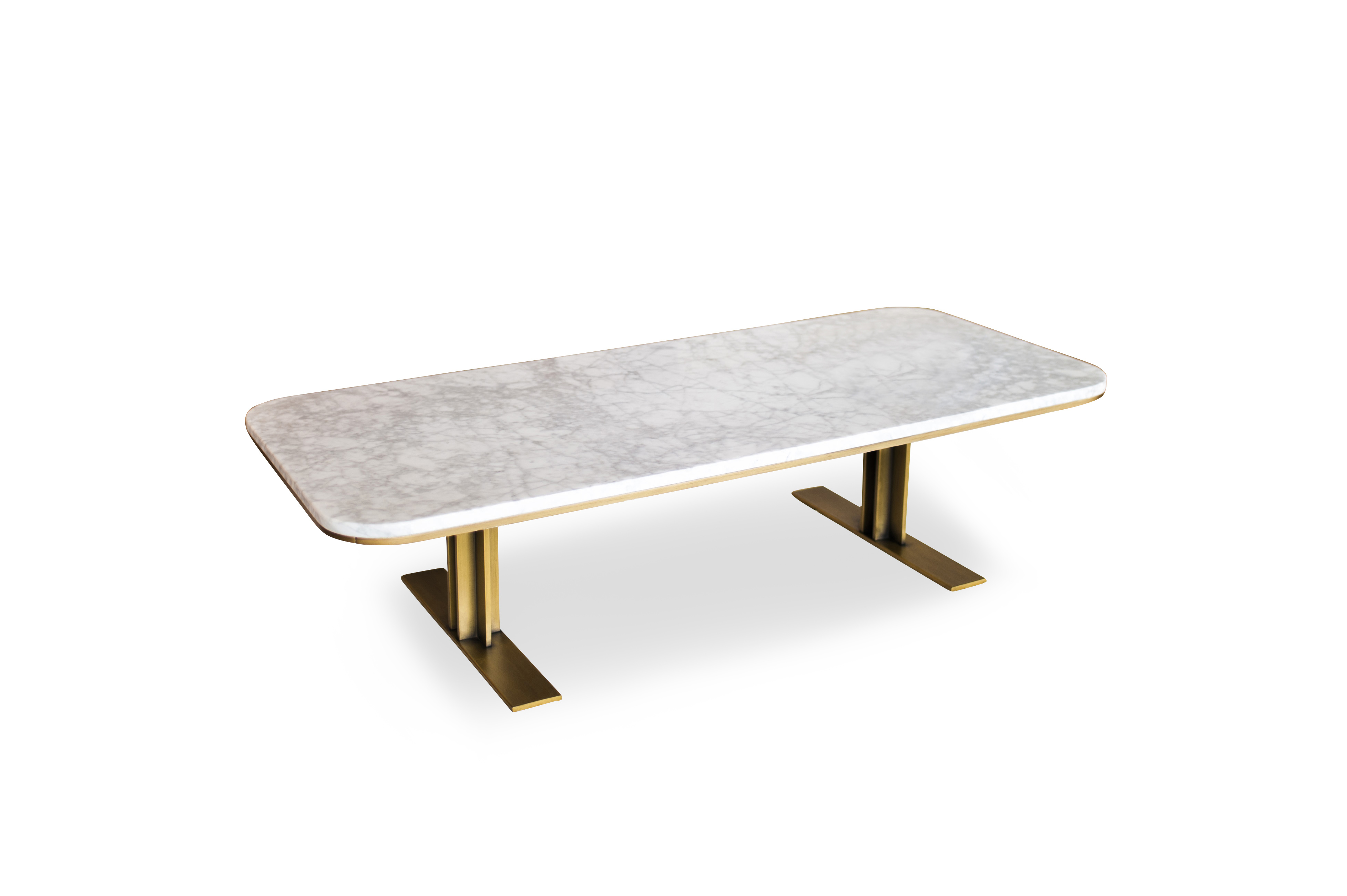 Table basse en marbre CARRERA, PRODUIT INTERIEUR BRUT