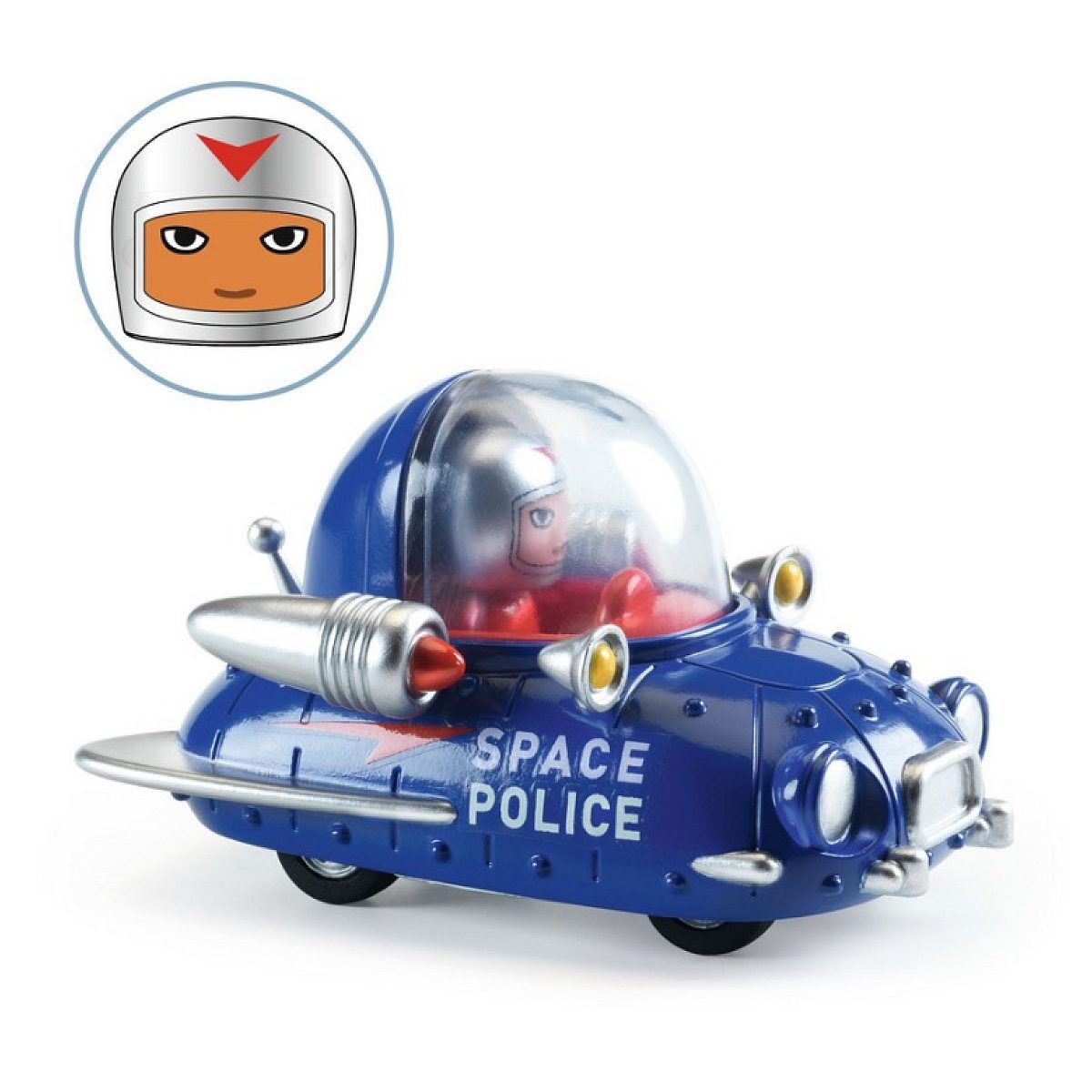 Crazy Motors - Voiture Space police, DJECO