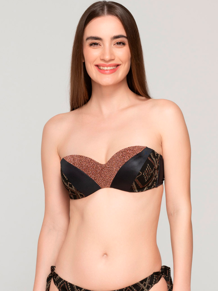 Haut maillot de bain bandeau préformé MANHATTAN, LUNA SPLENDIDA
