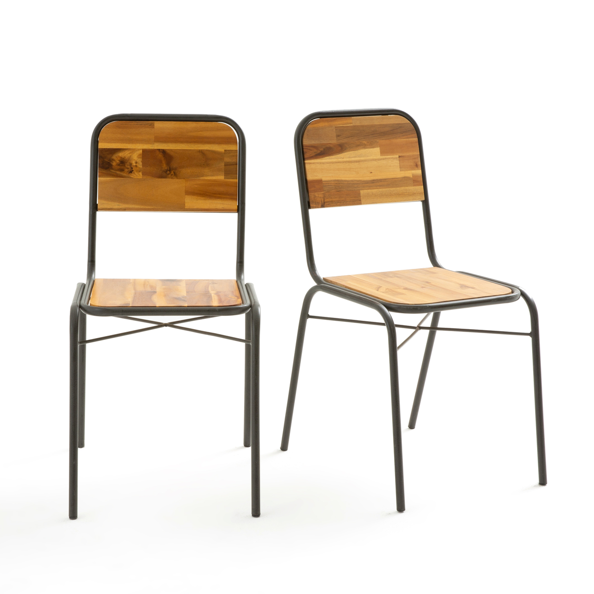 Product photograph of Hiba Set Of 2 School Chairs from La Redoute UK