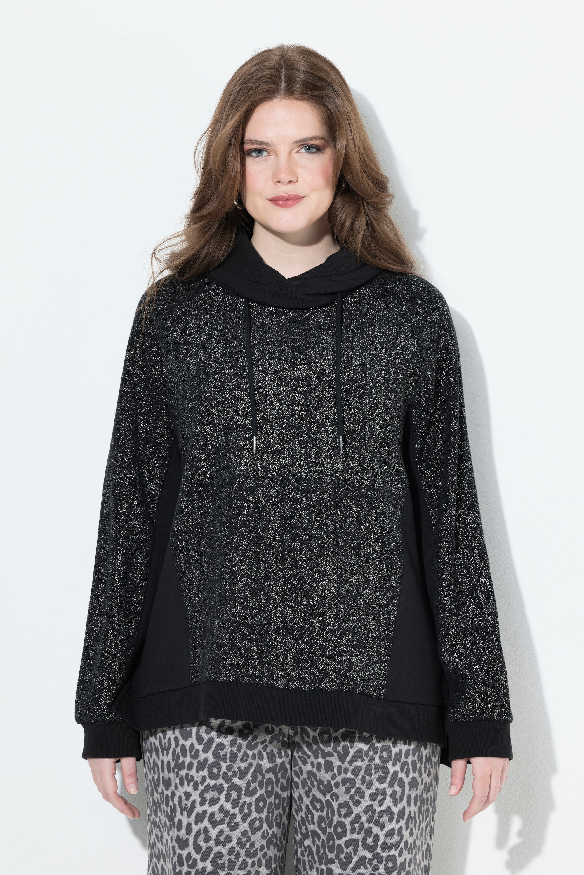 Sweat-shirt à col montant et manches longues, ULLA POPKEN
