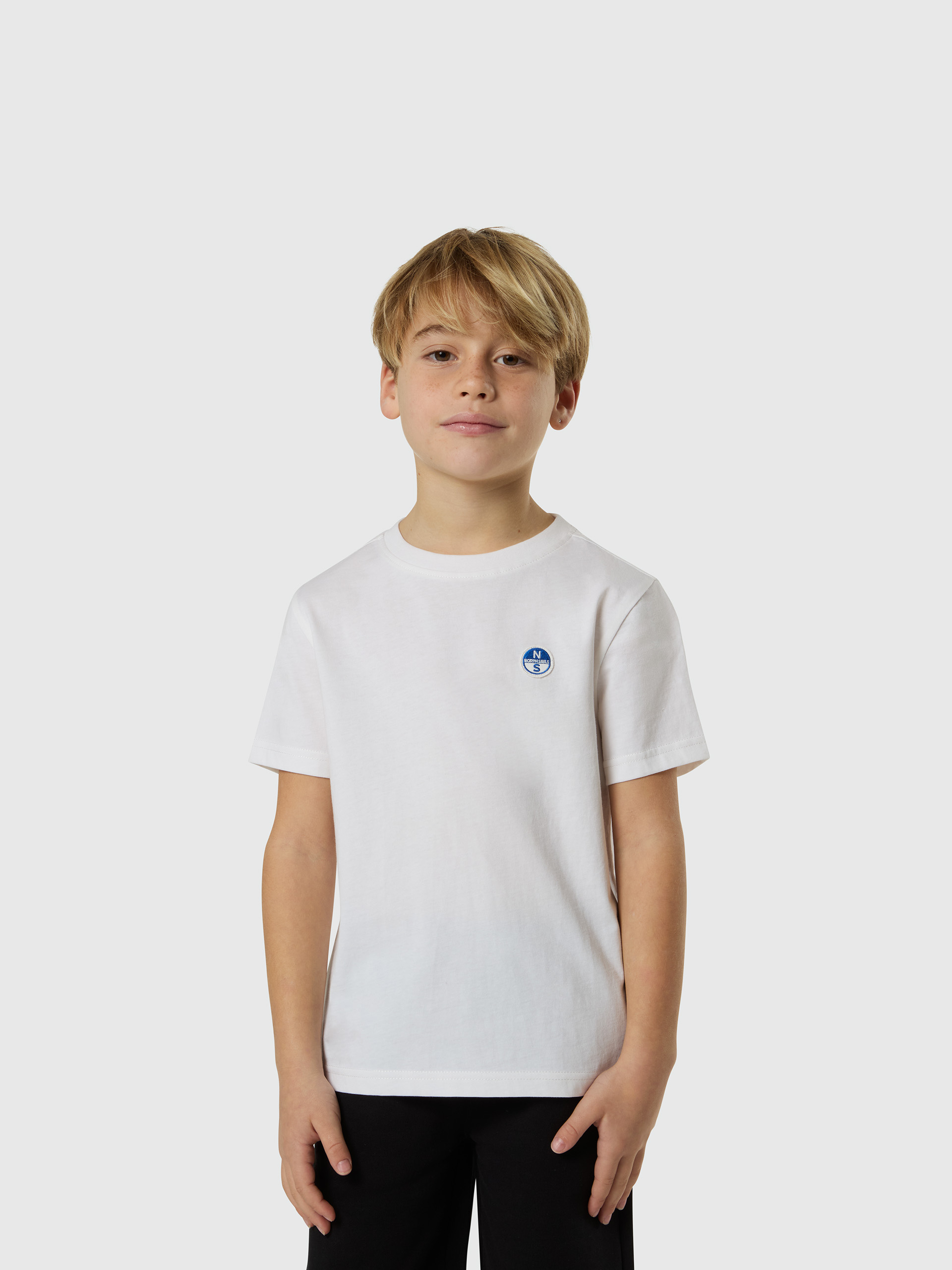 T-shirt avec écusson de logo, NORTH SAILS