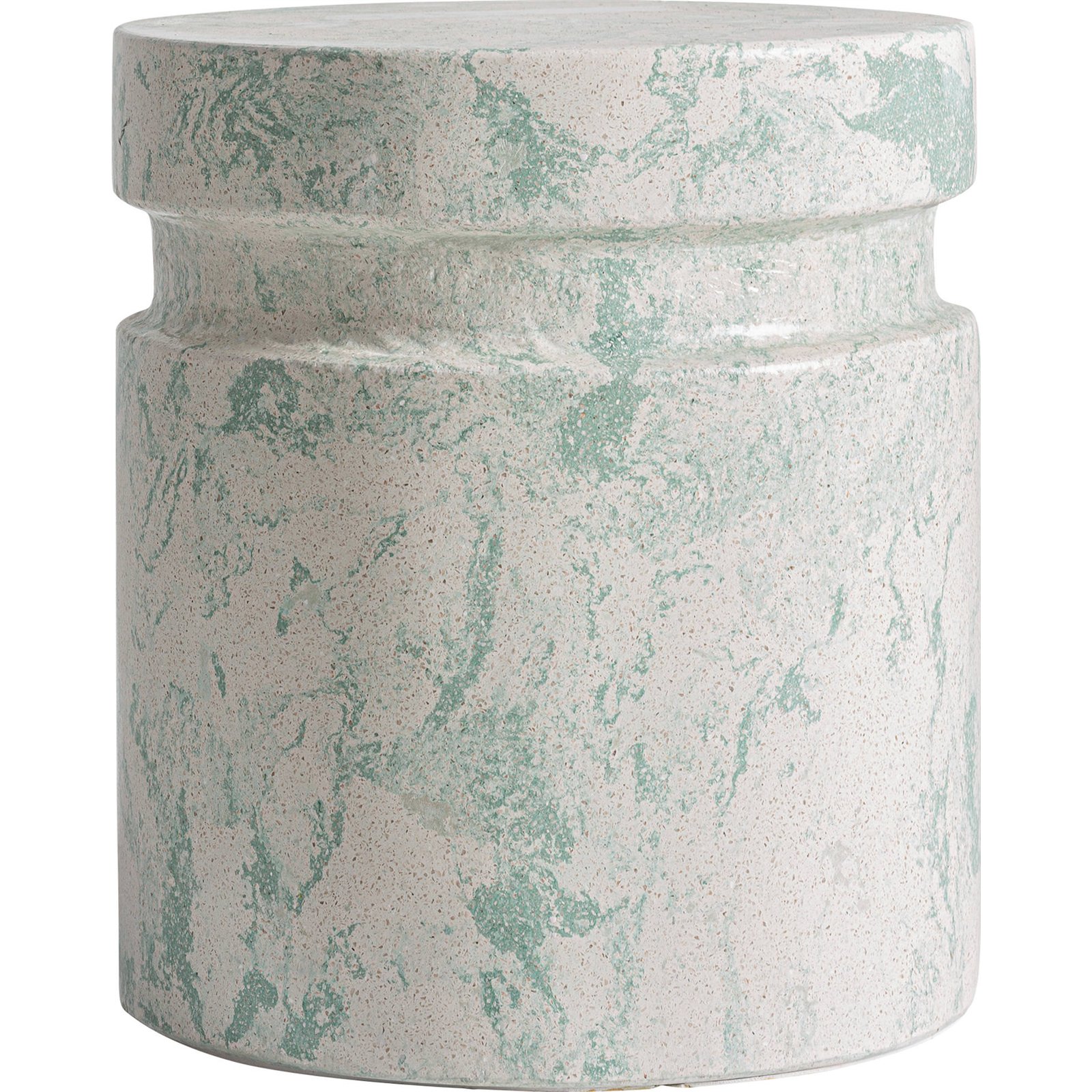 Table d'appoint ronde en terrazzo, RECOLLECTION