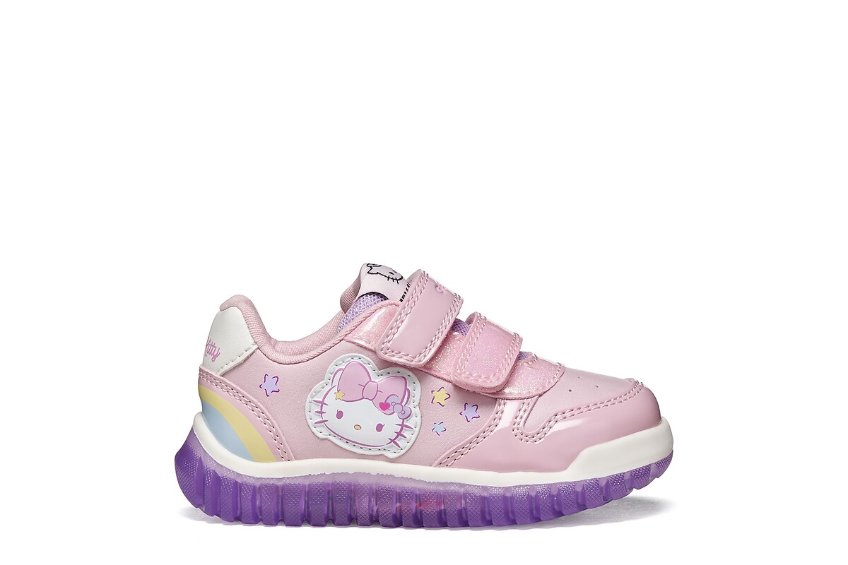 Baskets à LED, à scratchs, LIGHTYLOO x HELLO KITTY, GEOX