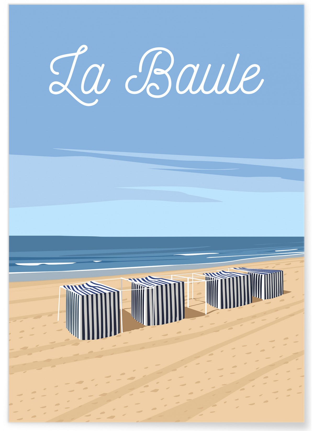 Affiche ville de La Baule 2, L'AFFICHERIE